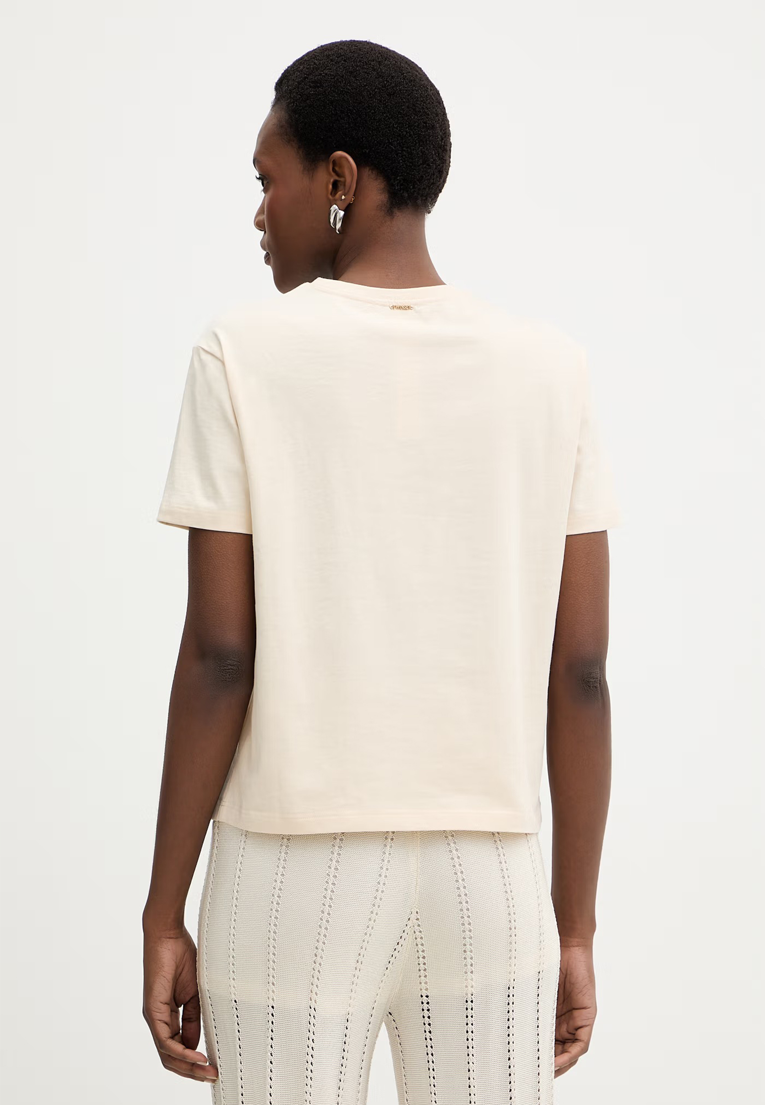 

Футболка TWINSET Milano, Бежевый, Бежевый