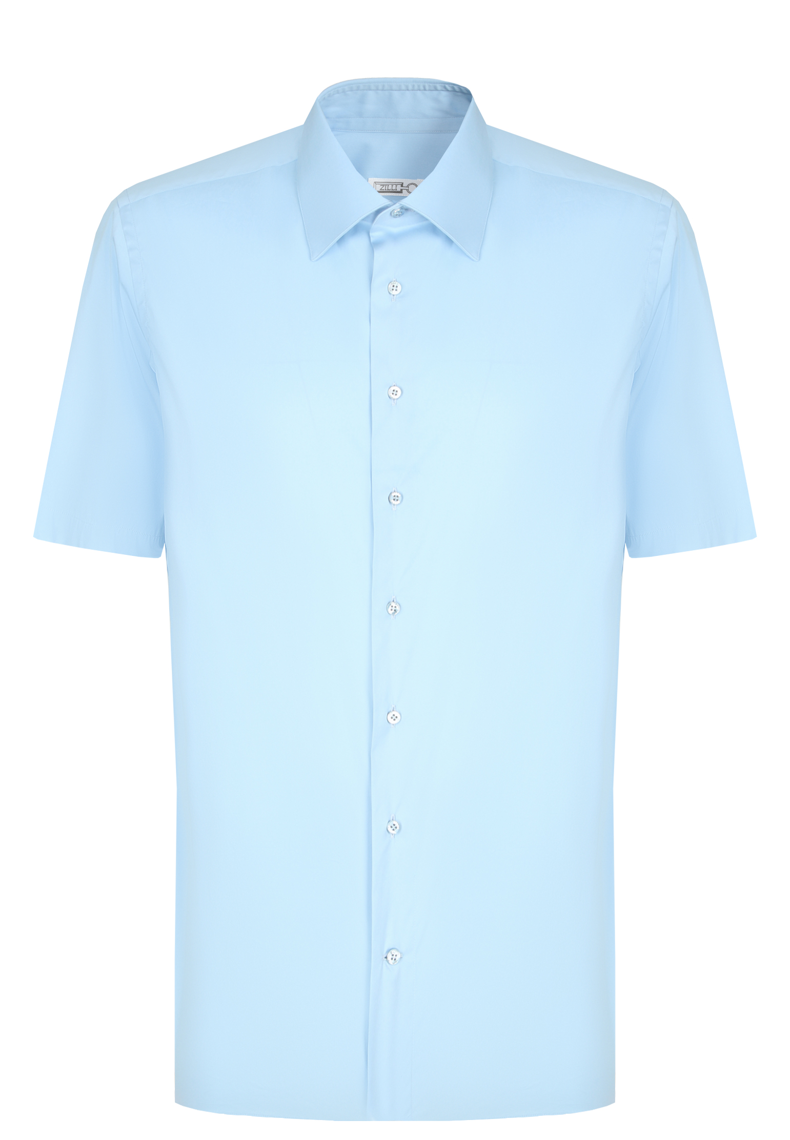 Рубашка ZILLI Голубой, размер 42 157436 - фото 1