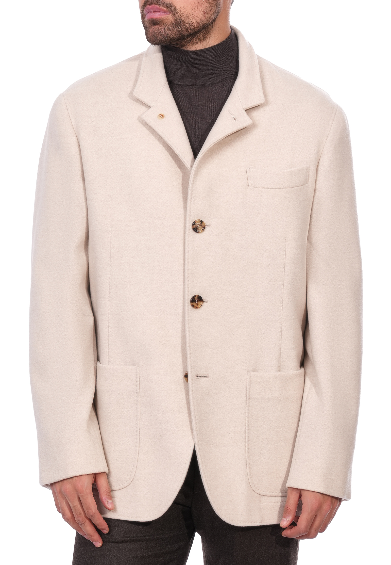 

Пиджак BRUNELLO CUCINELLI, Бежевый, Бежевый