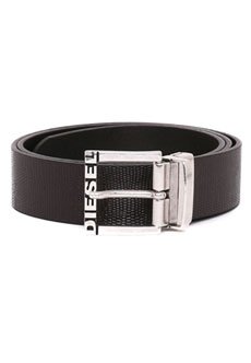 Черный ремень из кожи DIESEL