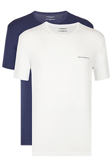 Комплект базовых футболок с логотипом EMPORIO ARMANI Underwear