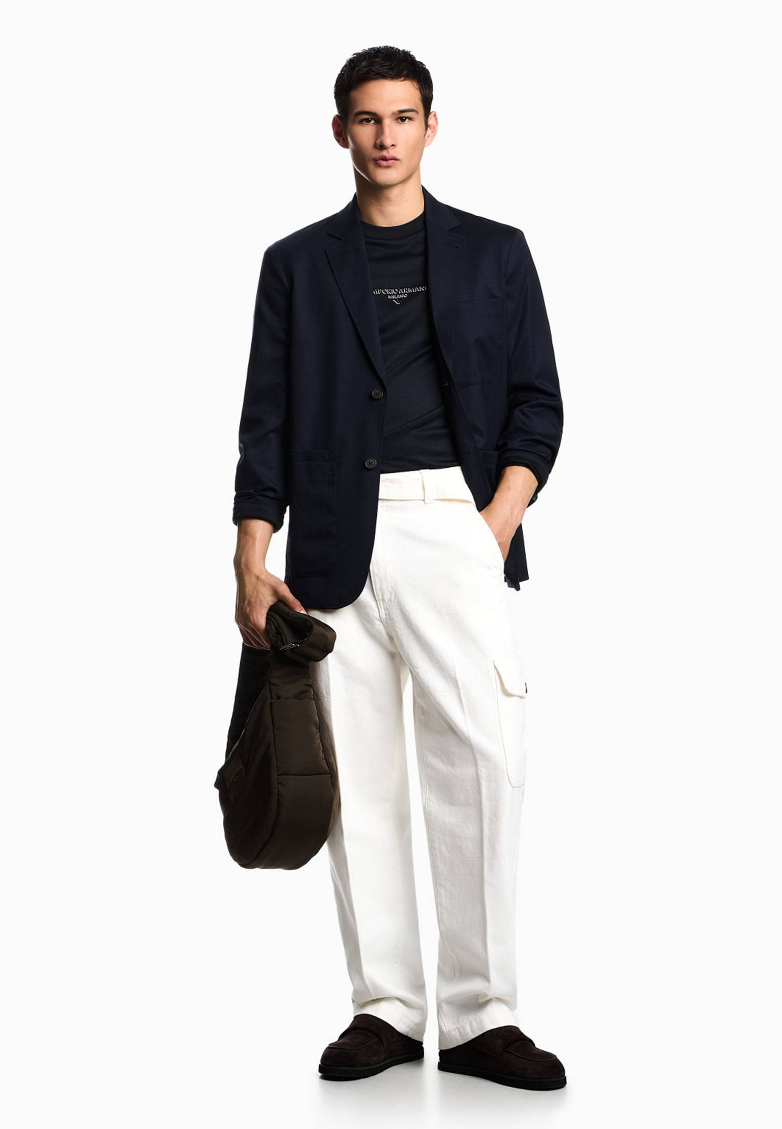 

Лонгслив EMPORIO ARMANI, Синий, Синий