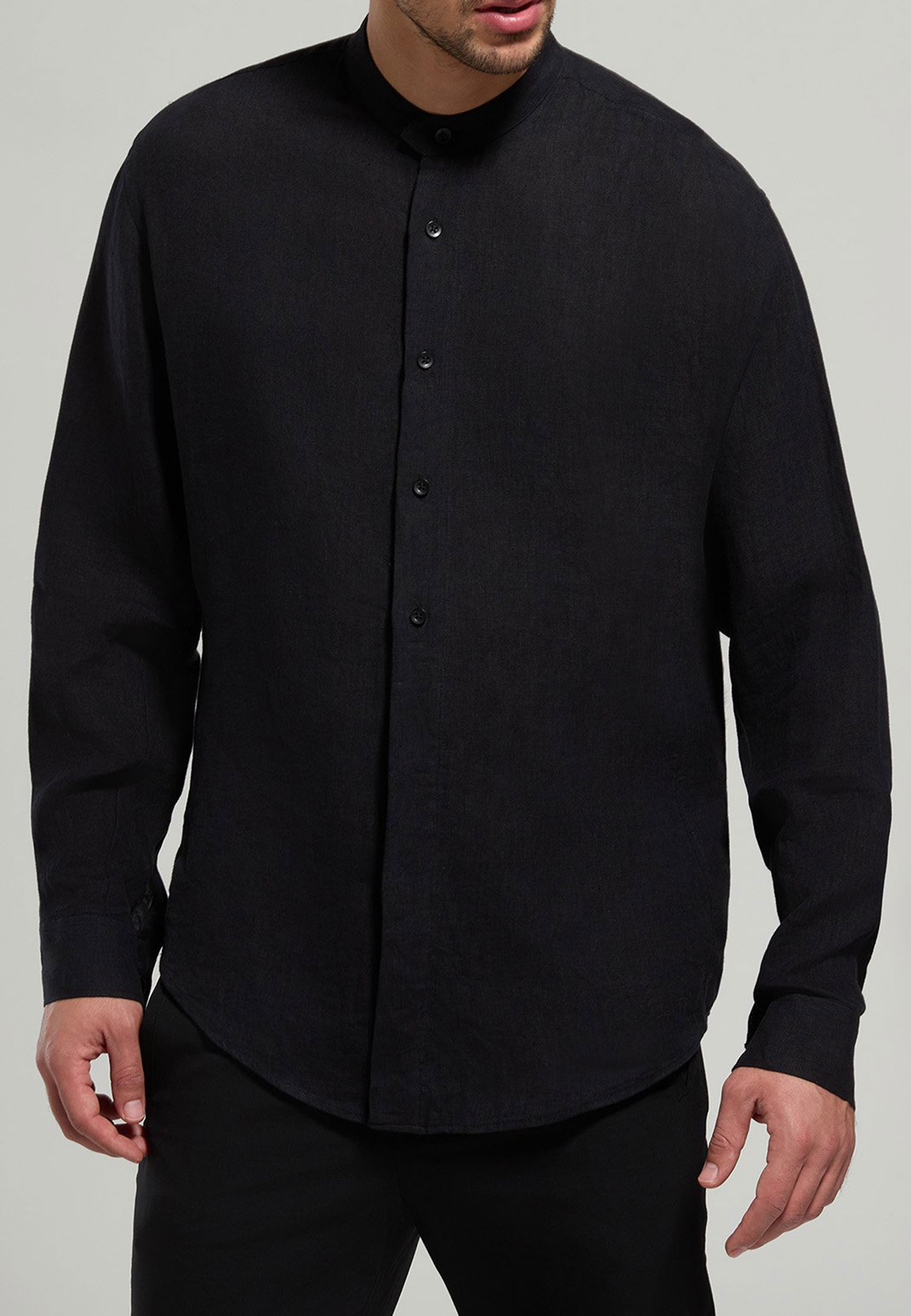 Рубашка BIKKEMBERGS Черный, размер 43