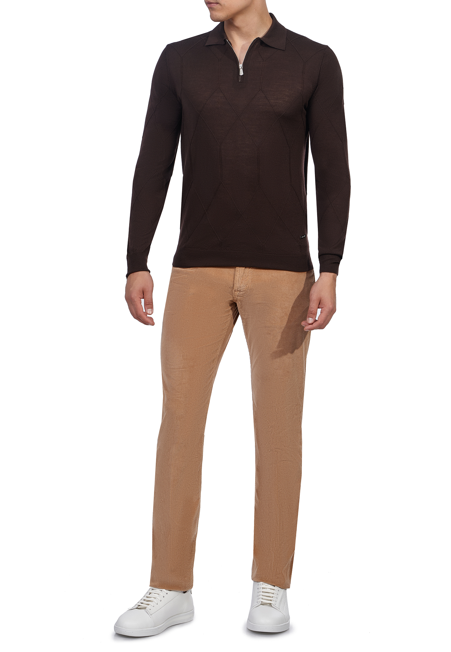 

Рубашка-поло MANDELLI, Коричневый, Коричневый