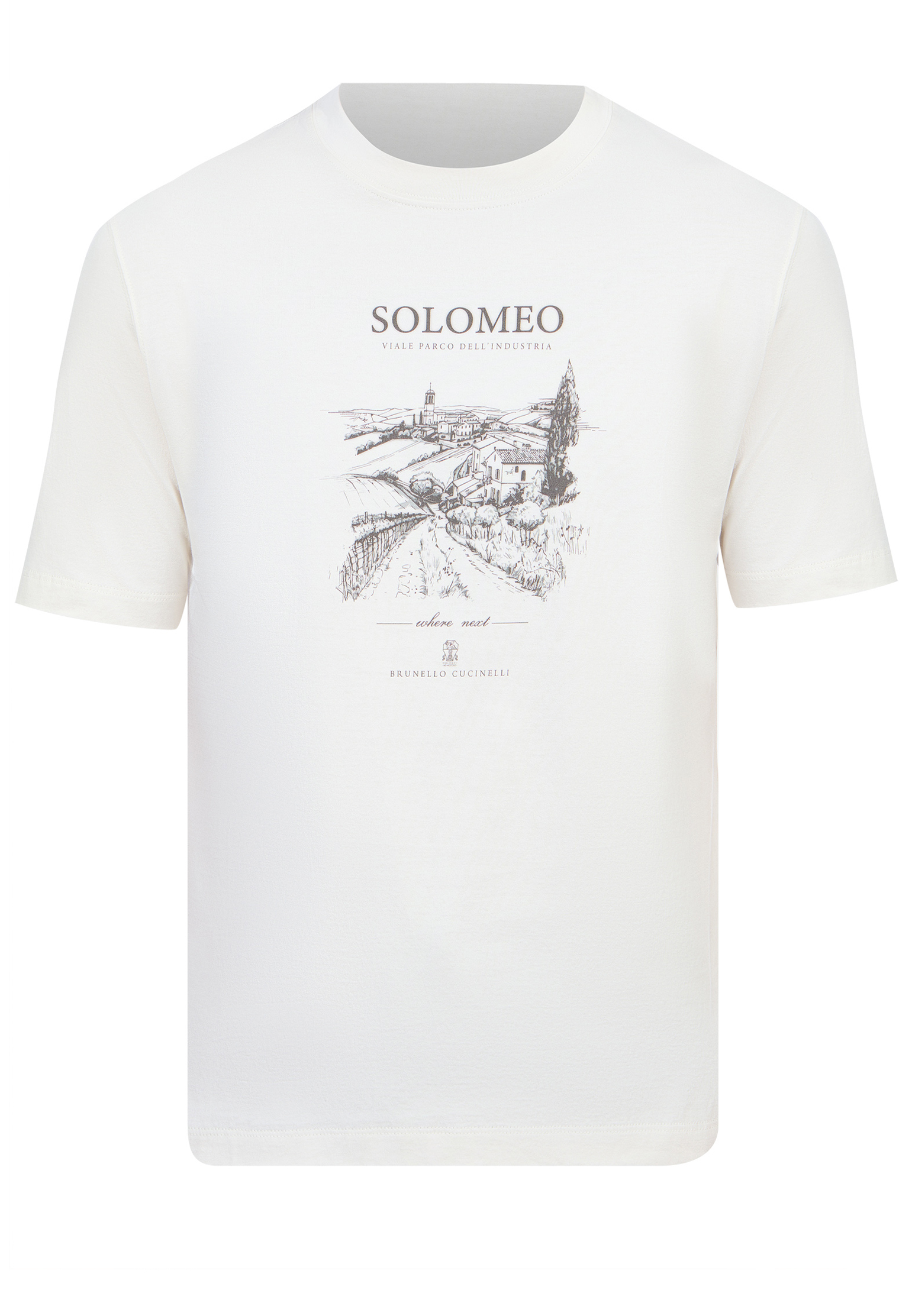 

Футболка BRUNELLO CUCINELLI, Белый, Белый