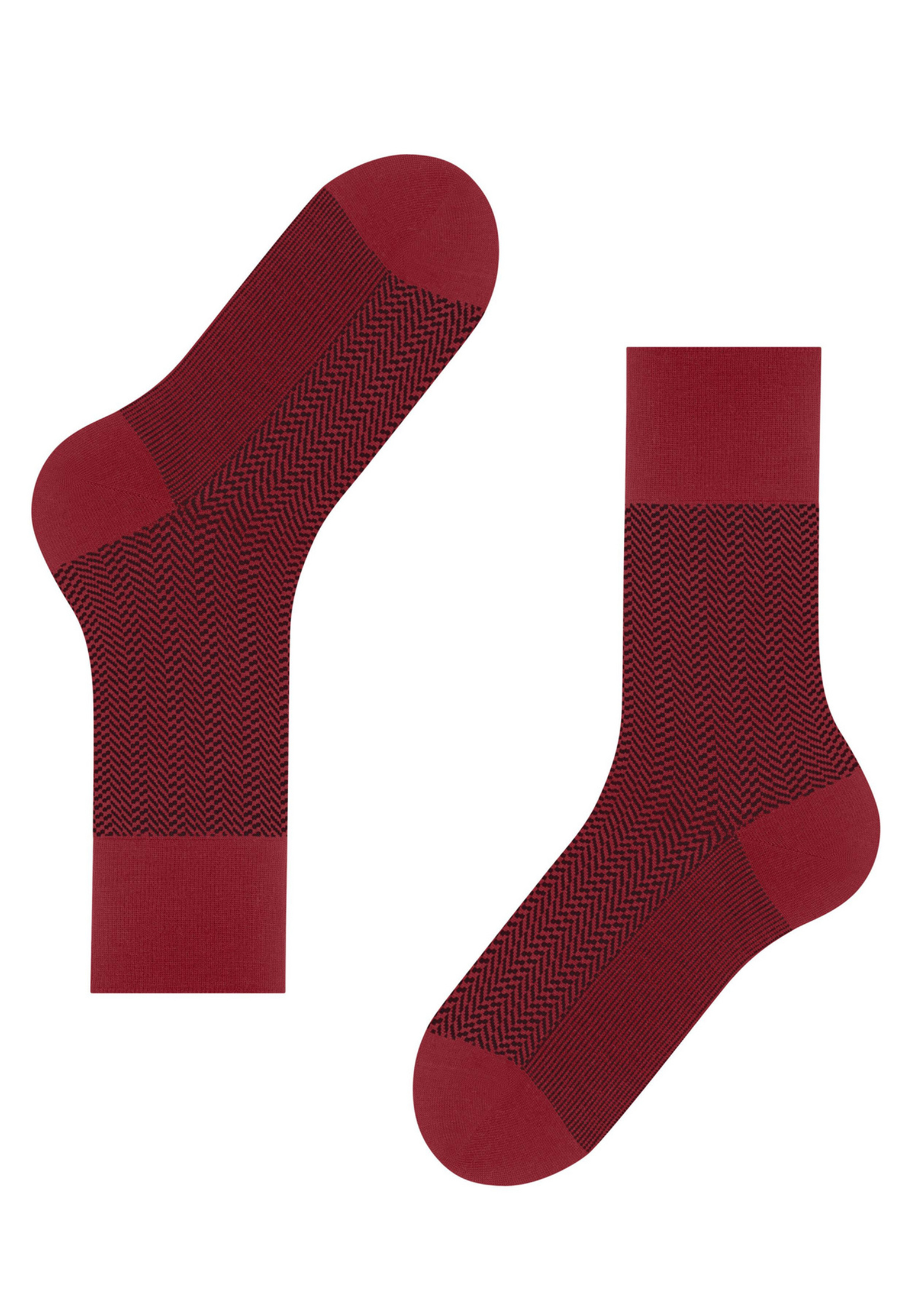 

Носки Airport Herringstripe FALKE, Красный, Красный