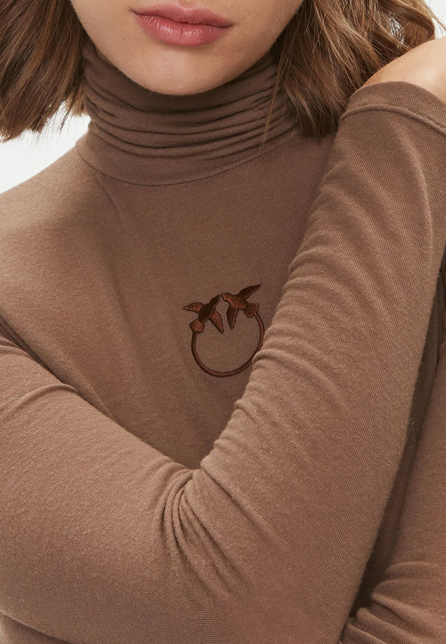 

Водолазка PINKO, Коричневый, Коричневый