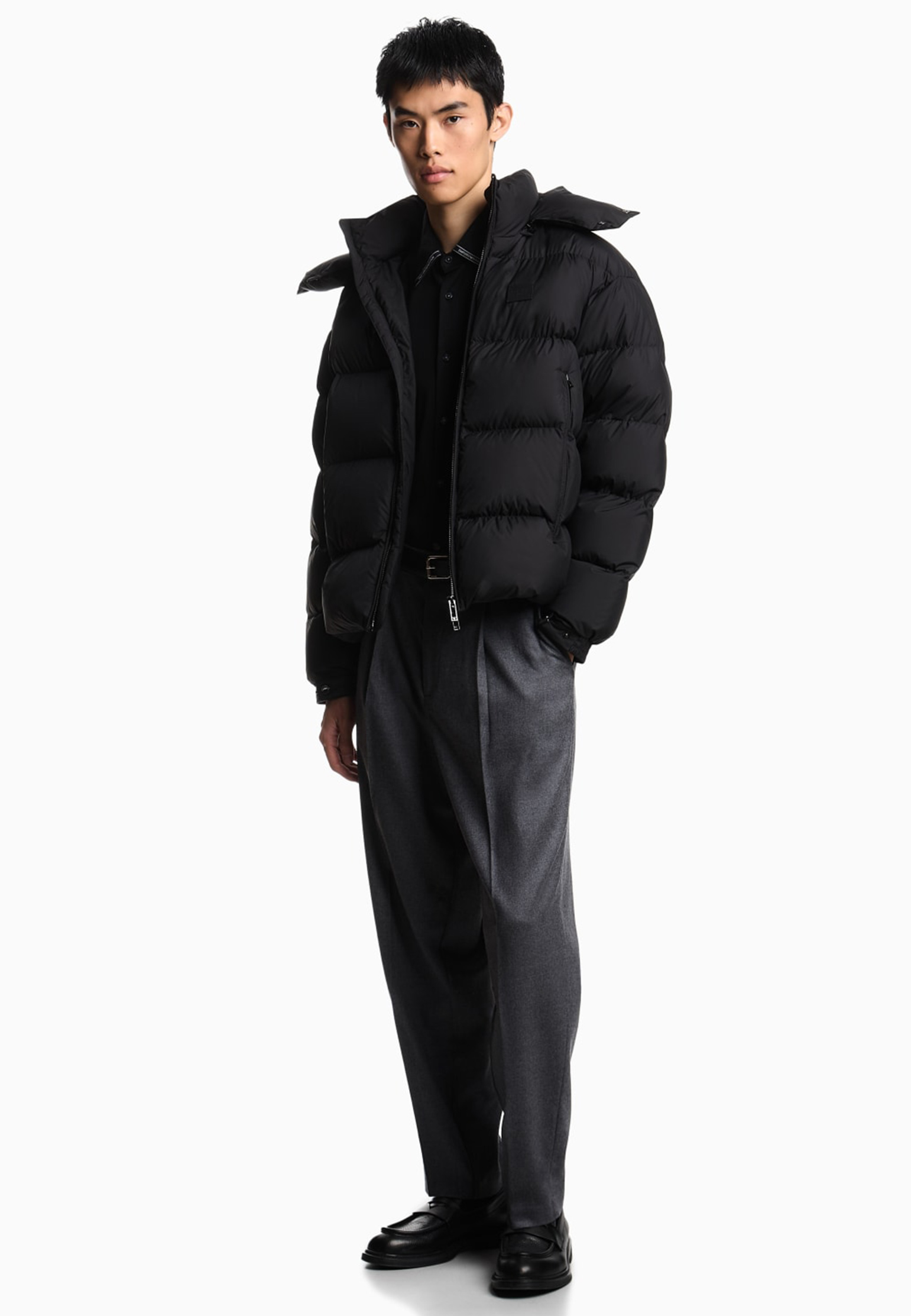 

Пуховик EMPORIO ARMANI, Черный, Черный