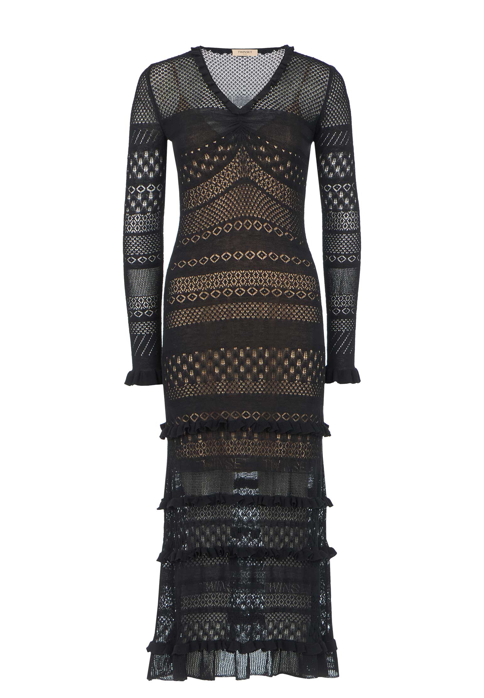 Платье TWINSET Milano Черный, размер XS