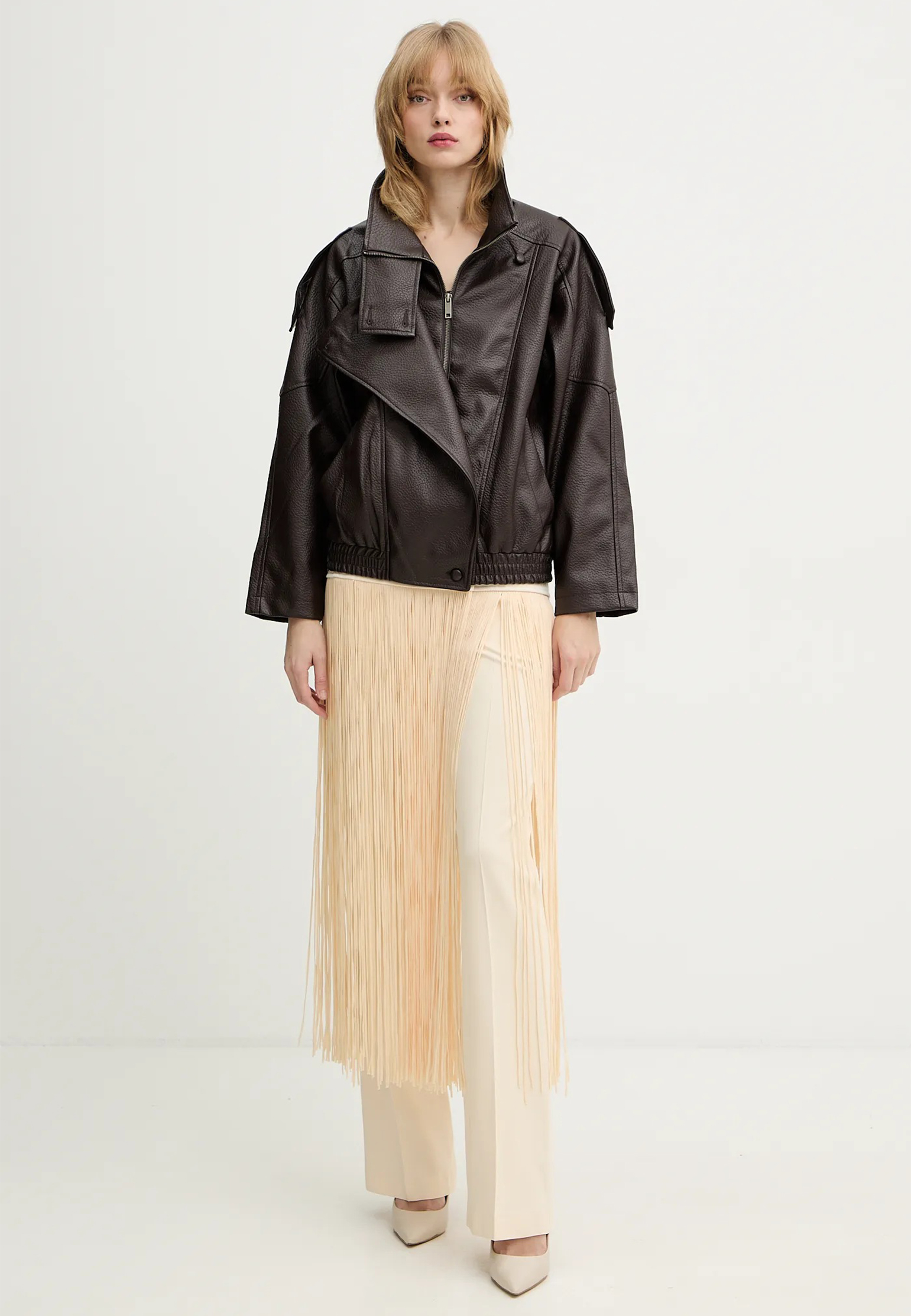 

Брюки TWINSET Milano, Бежевый, Бежевый