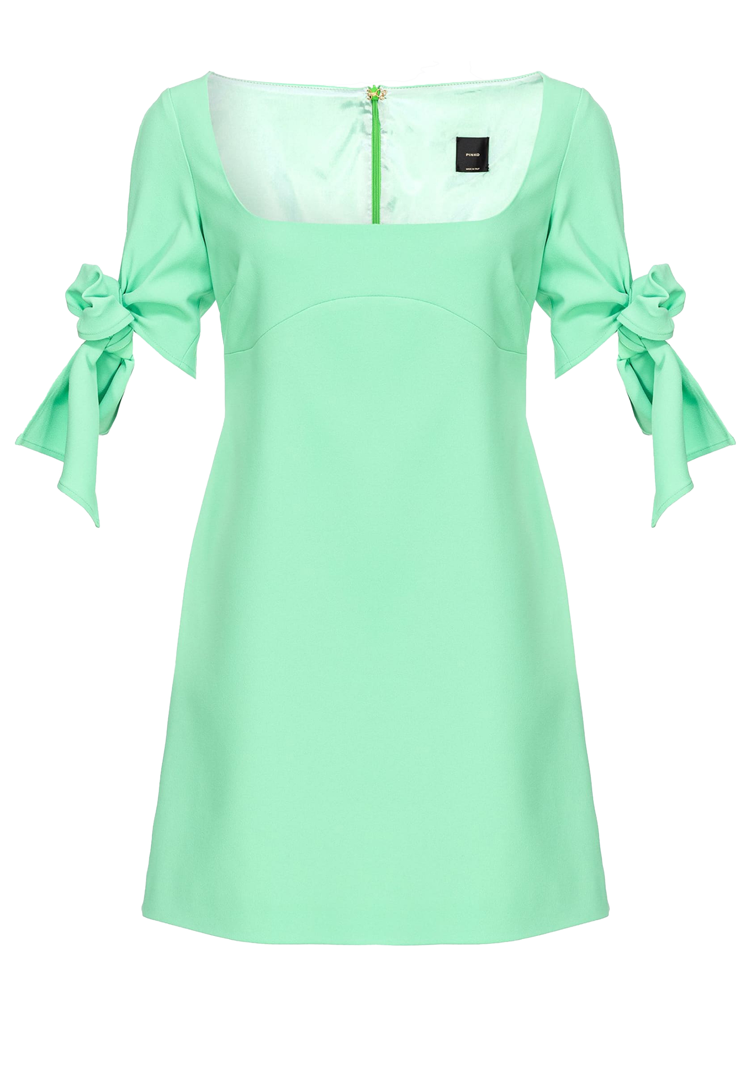 Платье PINKO Зеленый, размер 40