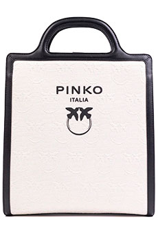 Комбинированная сумка из жаккарда PINKO