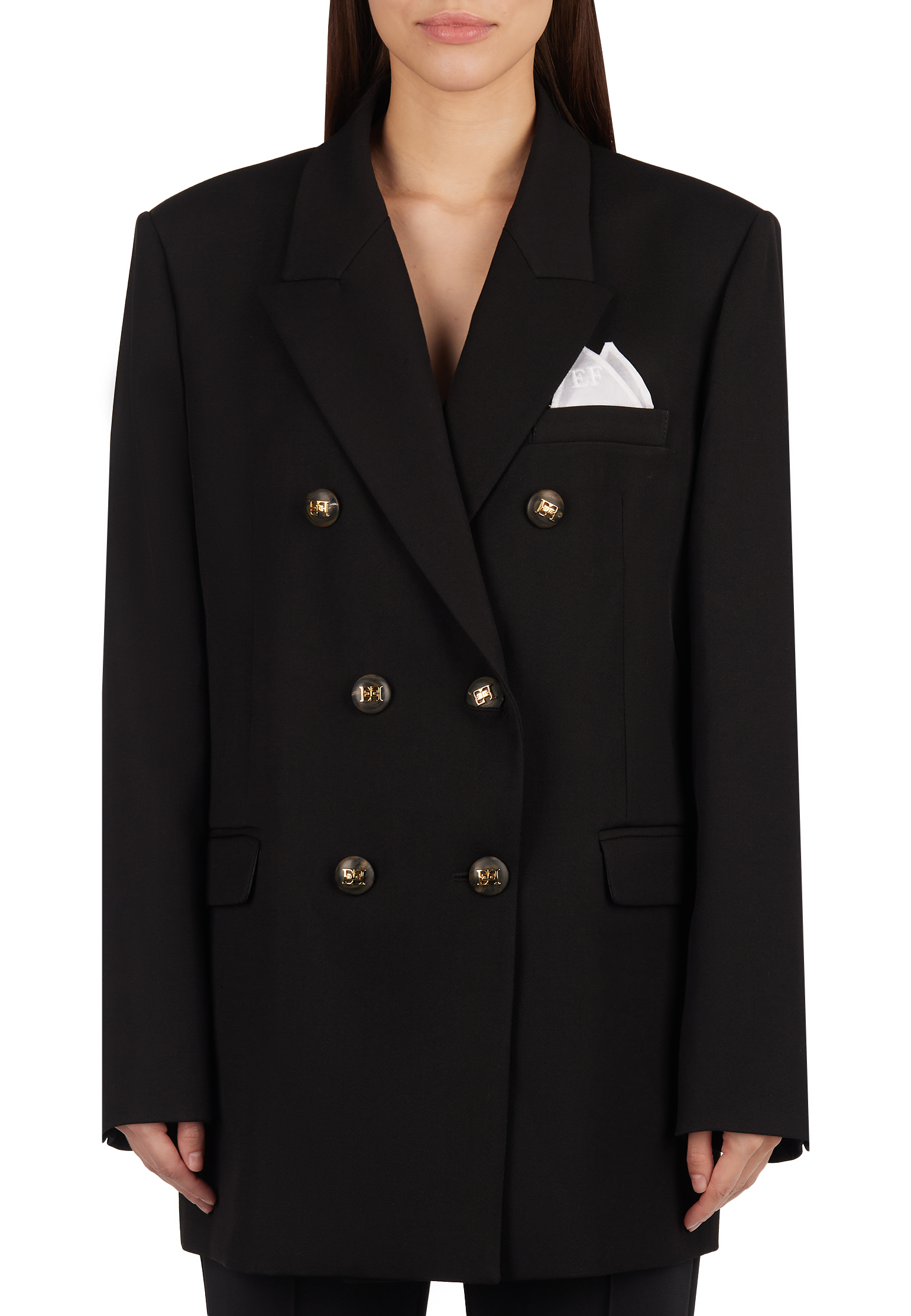 

Жакет ELISABETTA FRANCHI, Черный, Черный