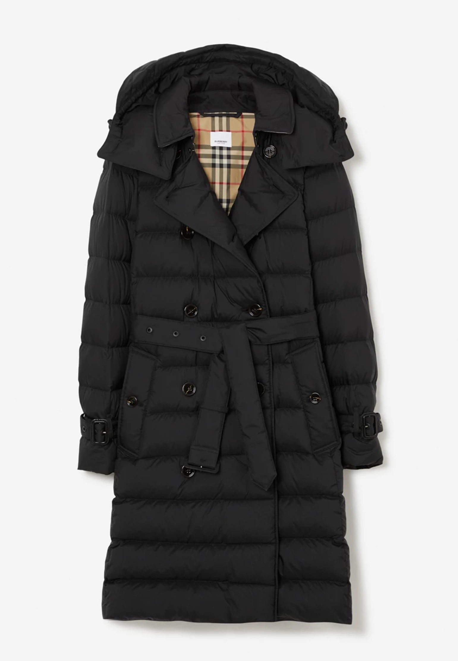 

Пуховик BURBERRY, Черный, Черный