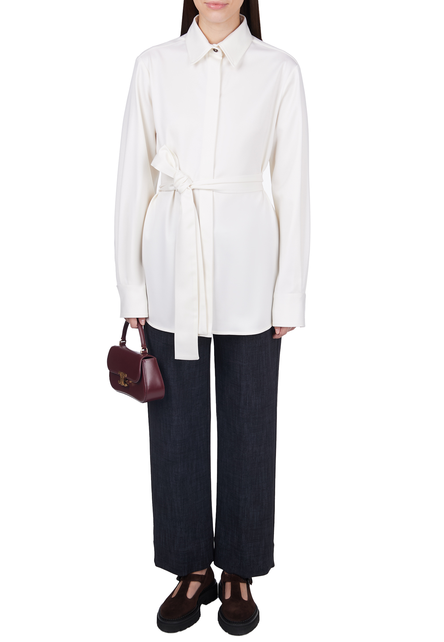 

Рубашка KITON, Белый, Белый