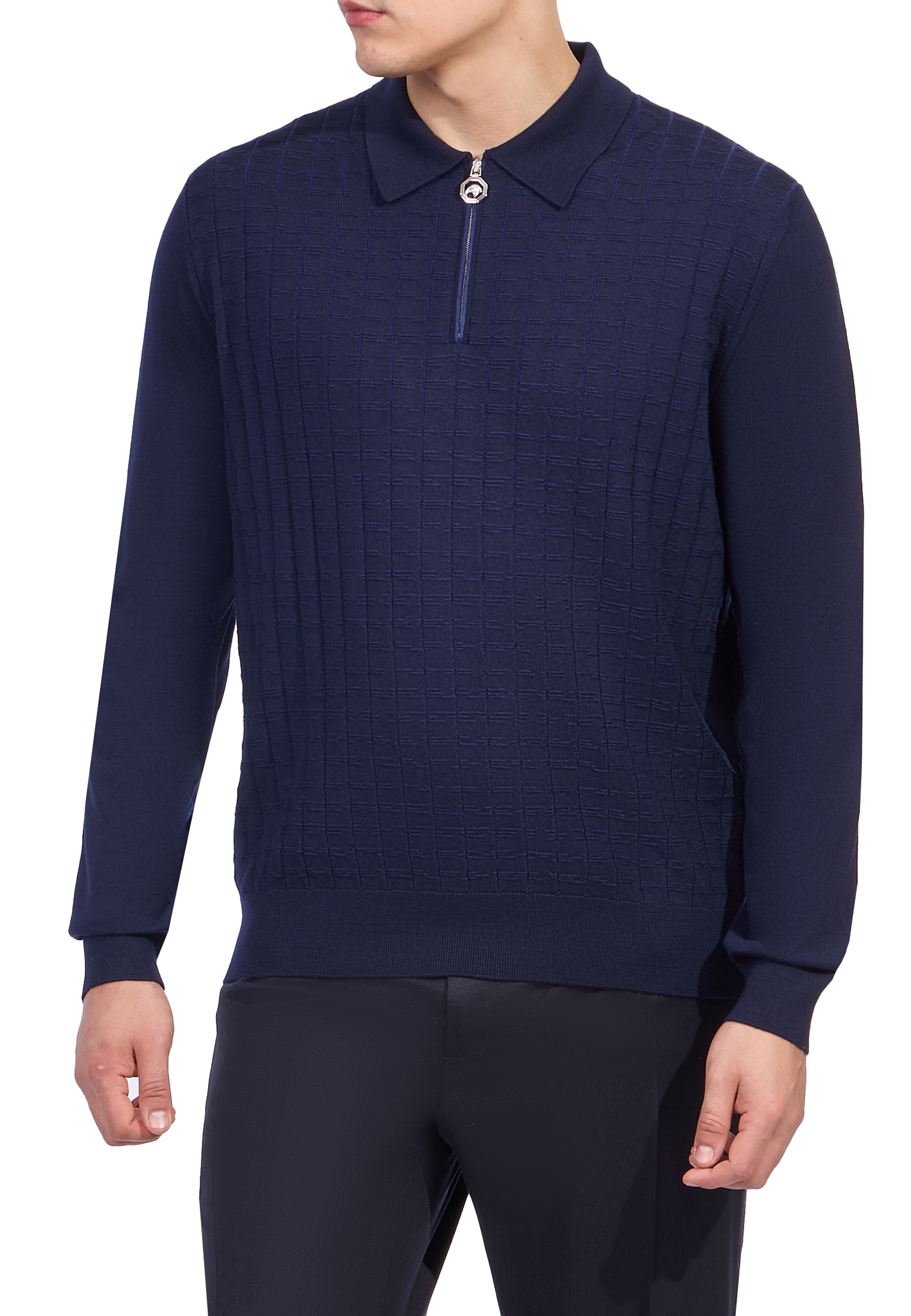 

Поло длинный рукав STEFANO RICCI, Синий, Синий