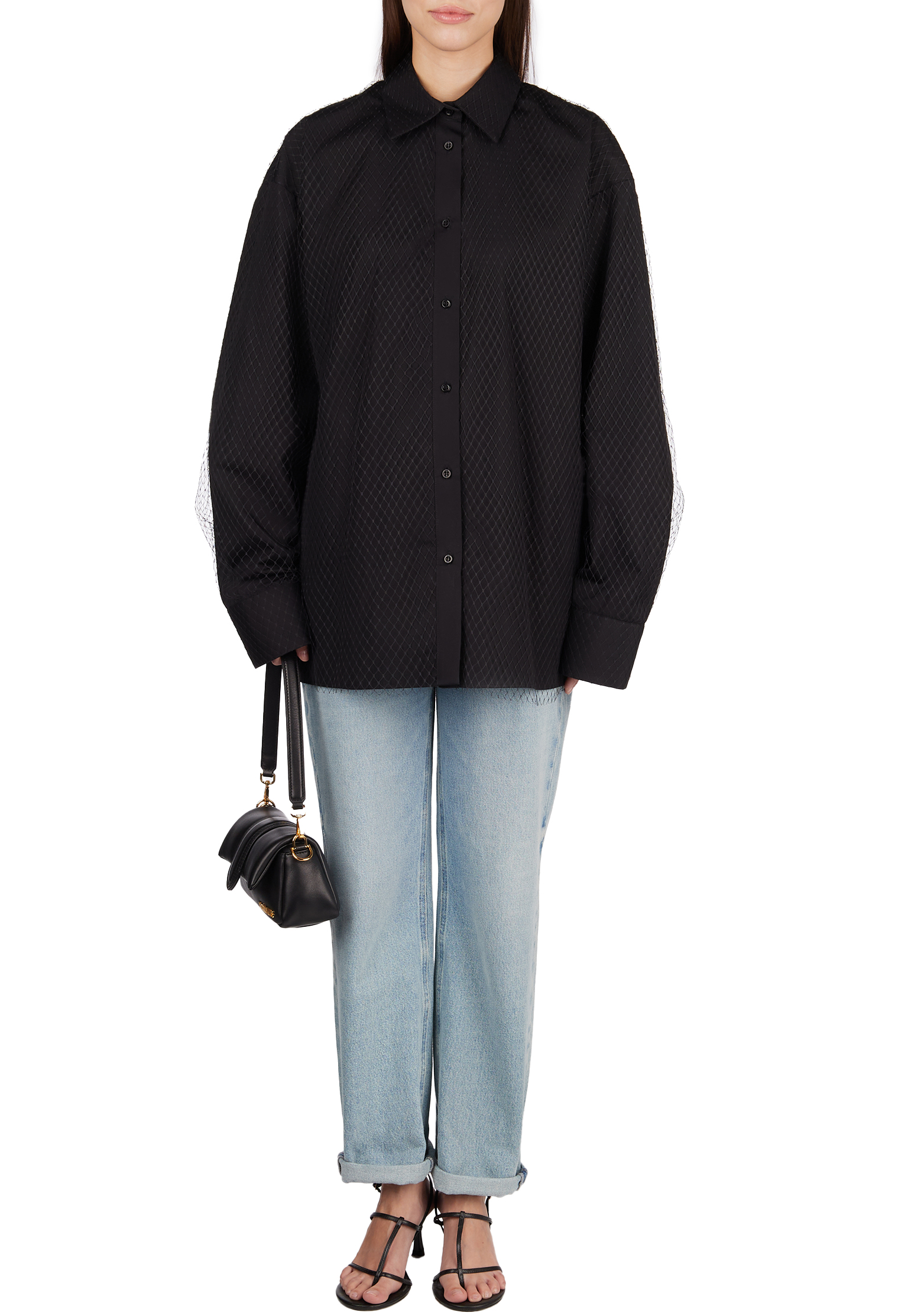 

Рубашка MSGM, Черный, Черный