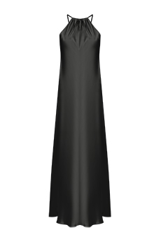 Шелковое платье с разрезом ANTONELLI FIRENZE