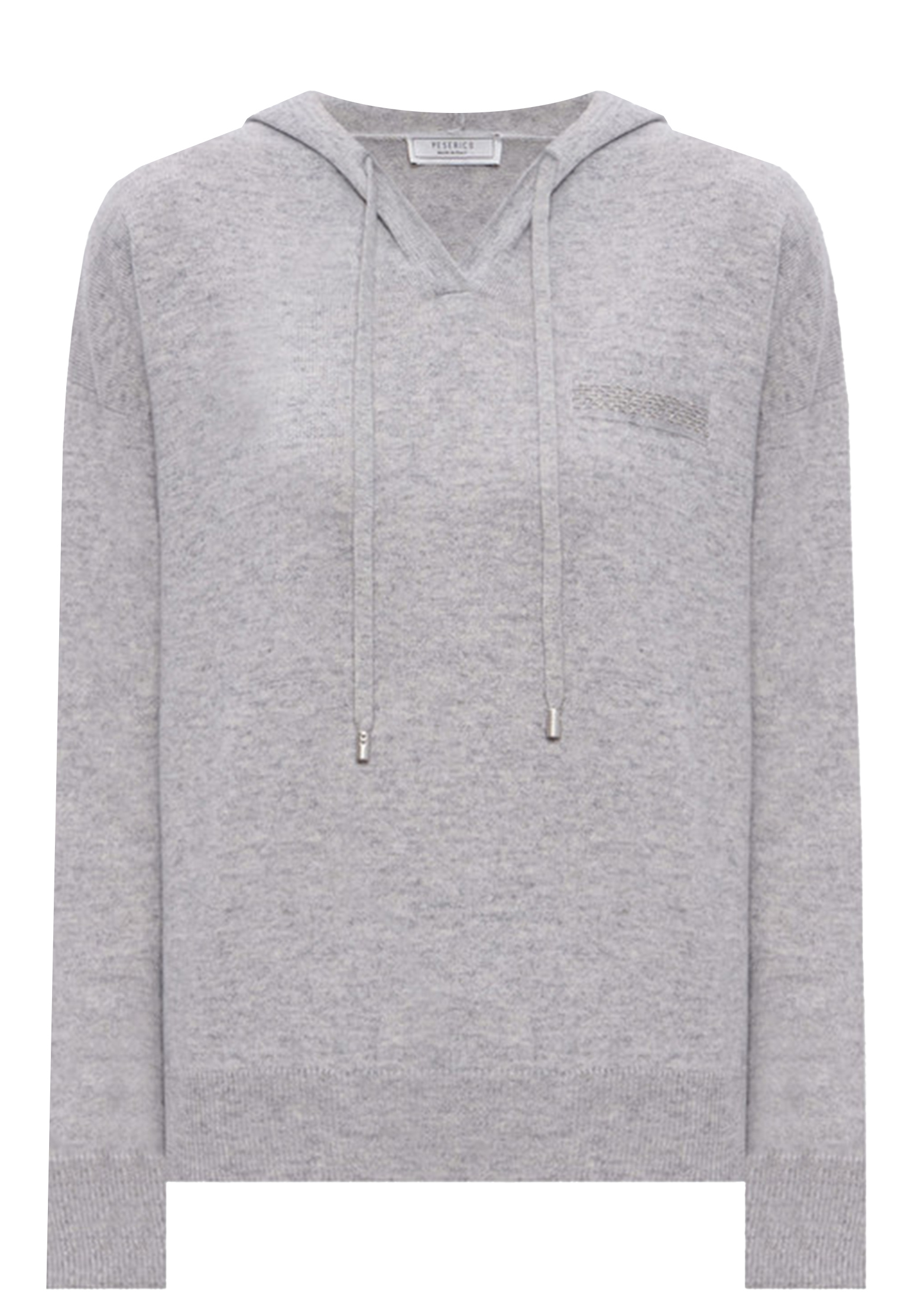 

Трикотажное худи PESERICO, Серый, Серый