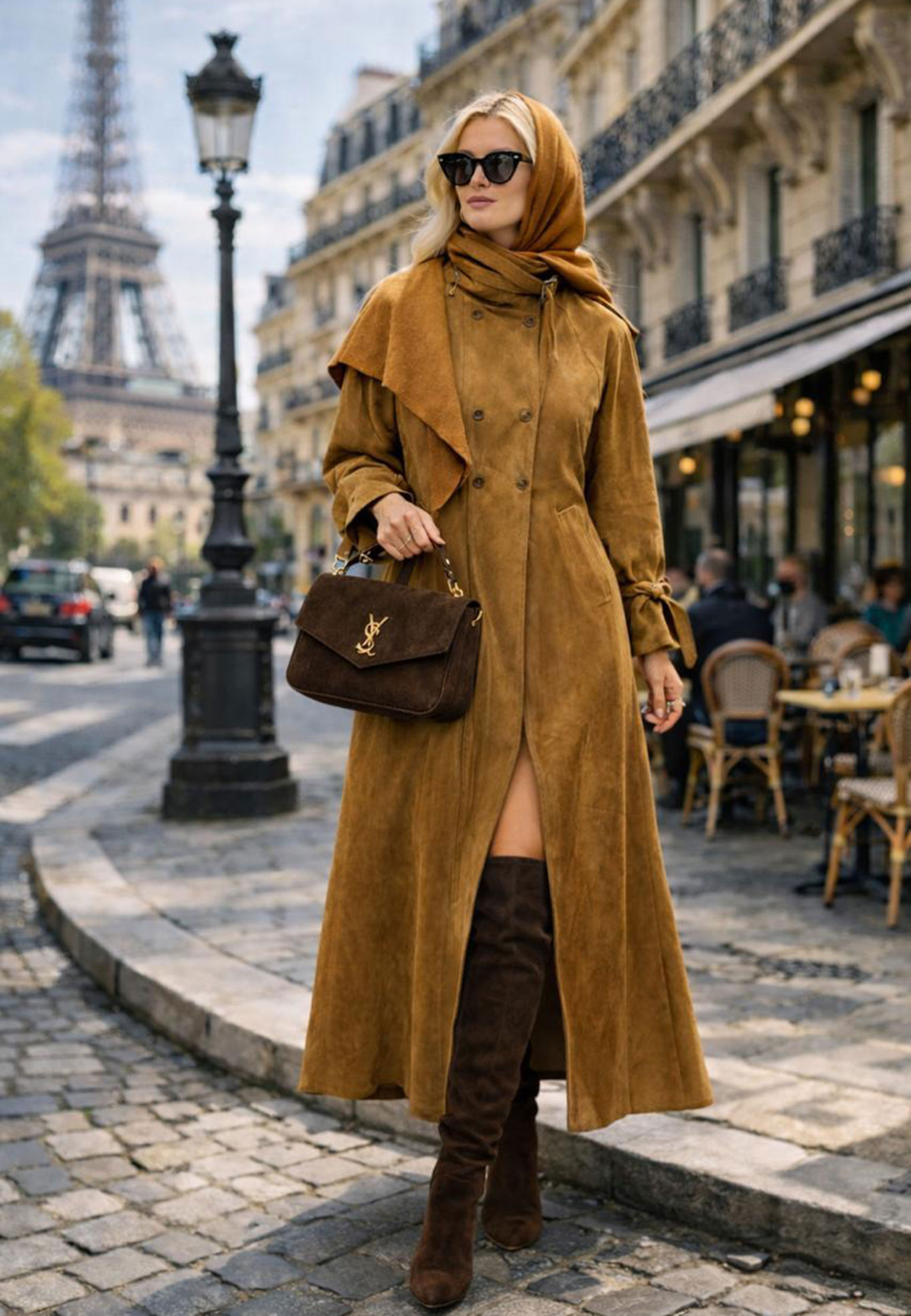 

Тренч SFILATO, Коричневый, Коричневый