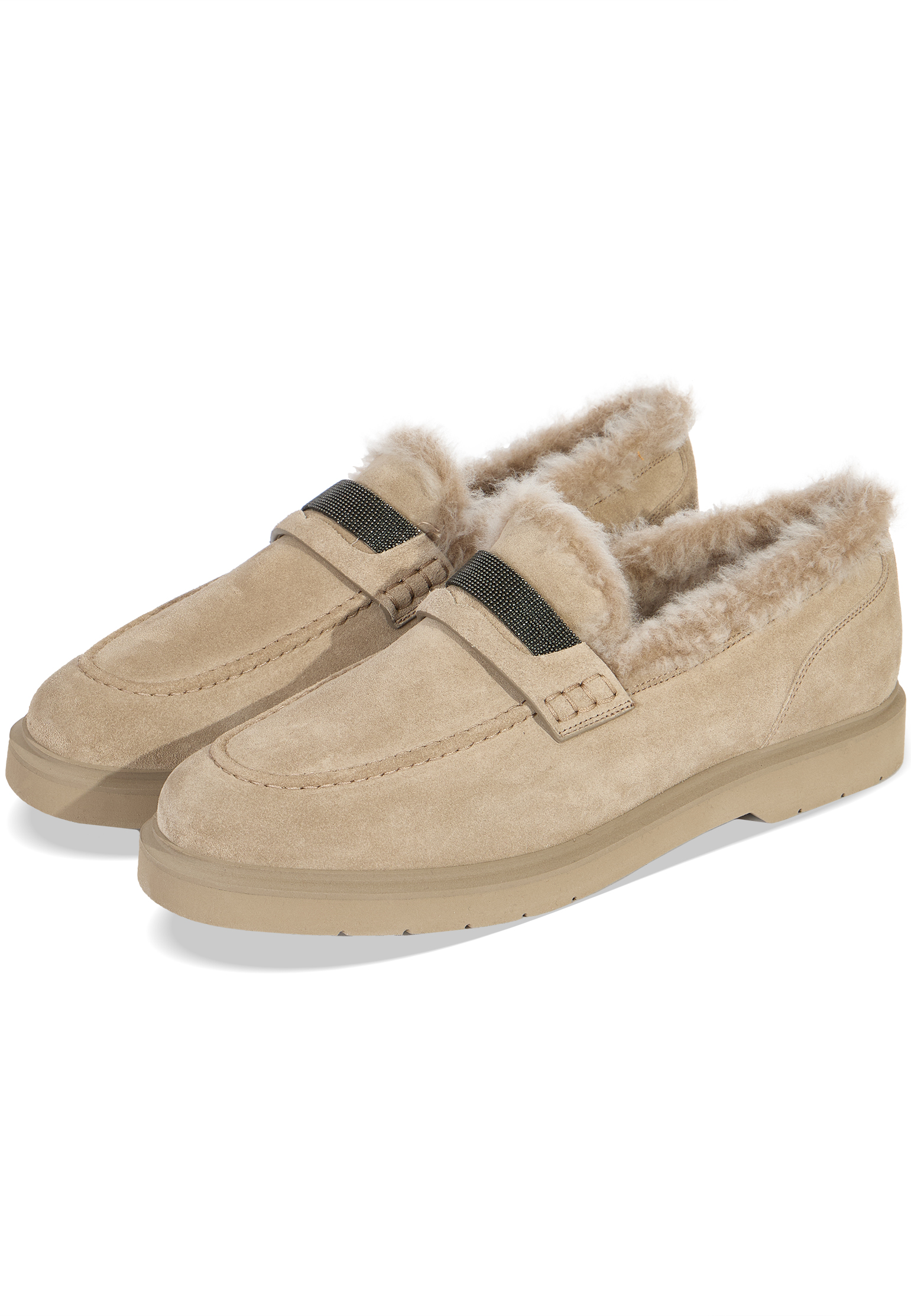 

Лоферы BRUNELLO CUCINELLI, Белый, Белый