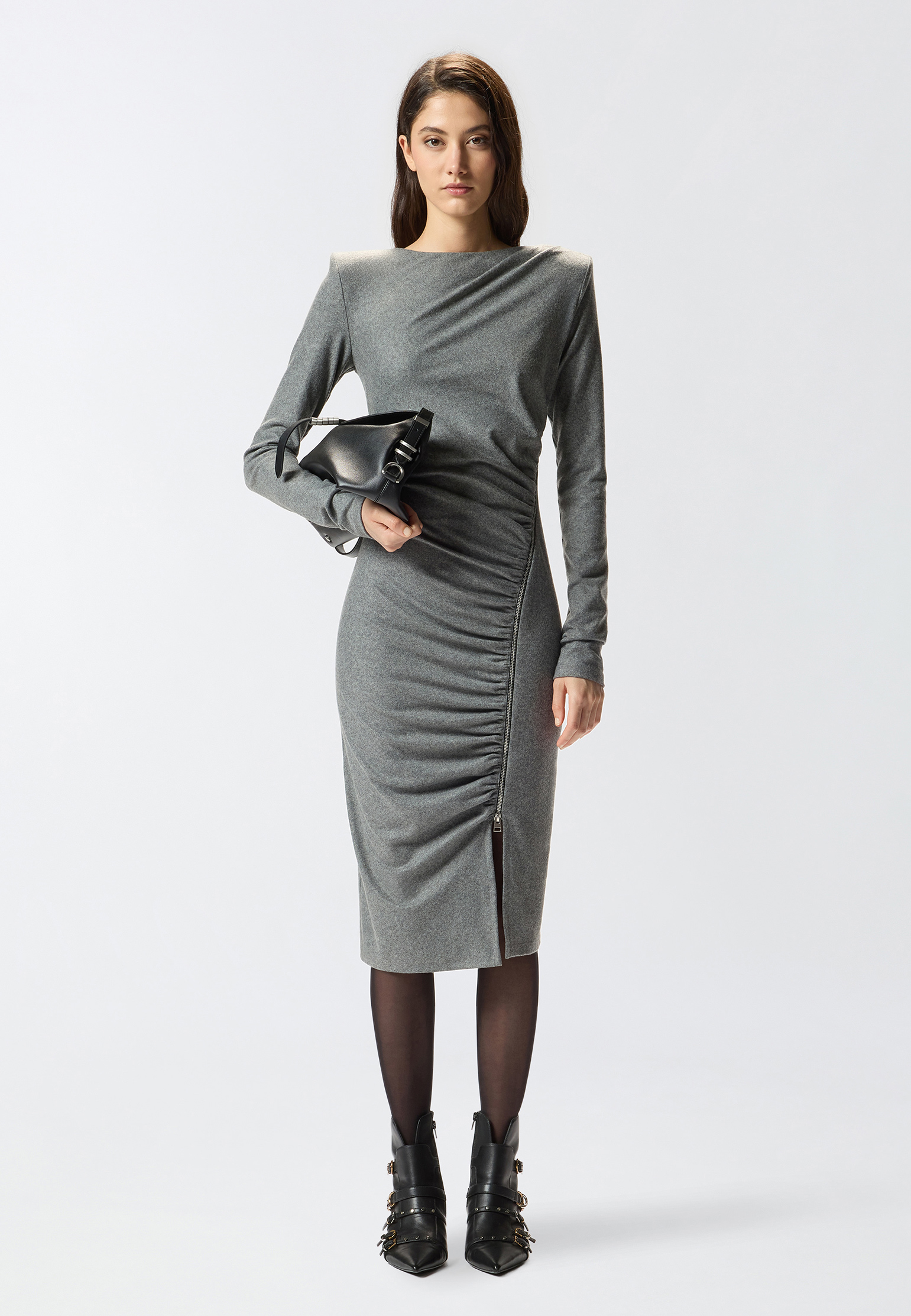 

Платье PINKO, Серый, Серый