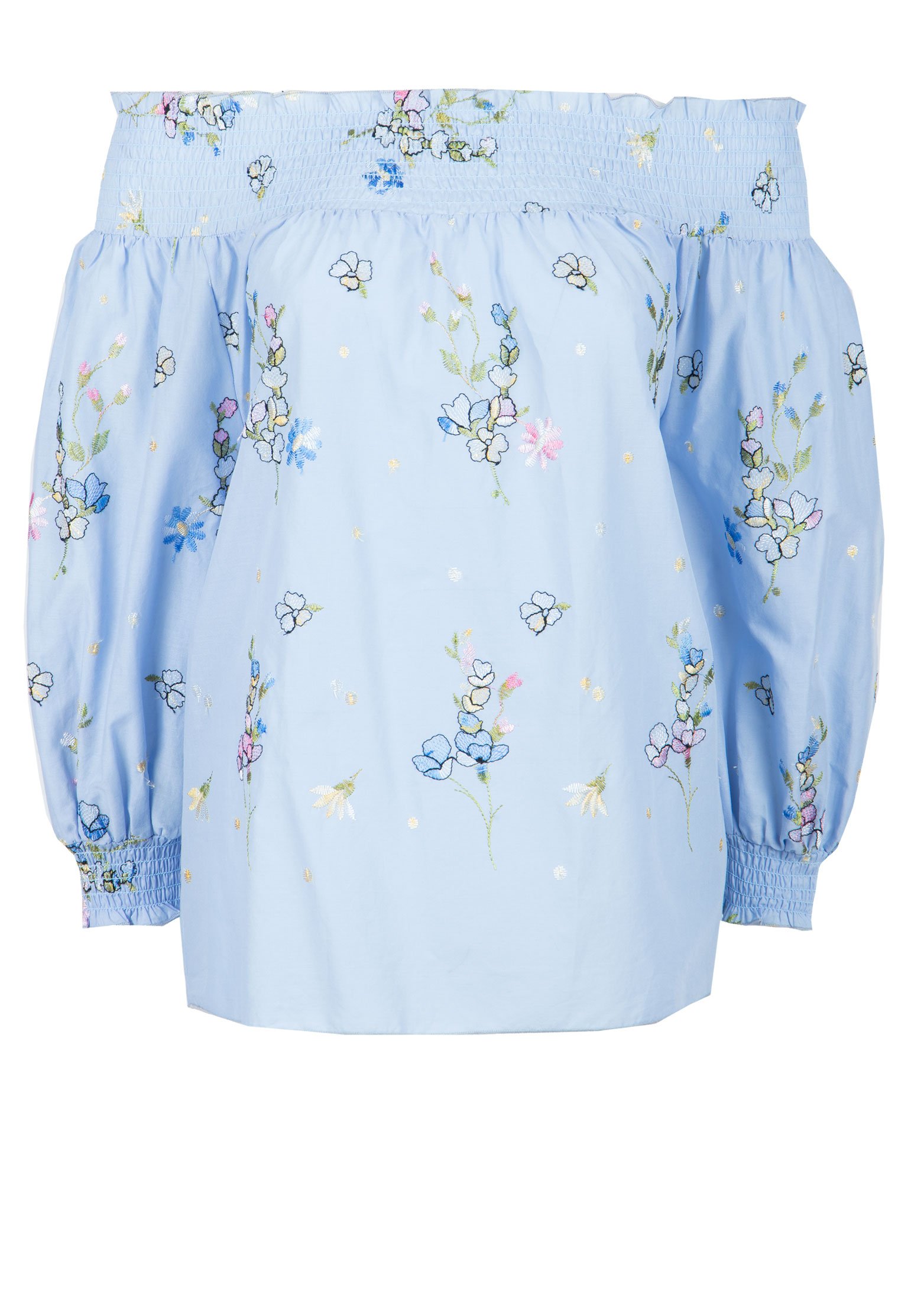 Блуза BLUGIRL Голубой, размер 40 104782 - фото 1