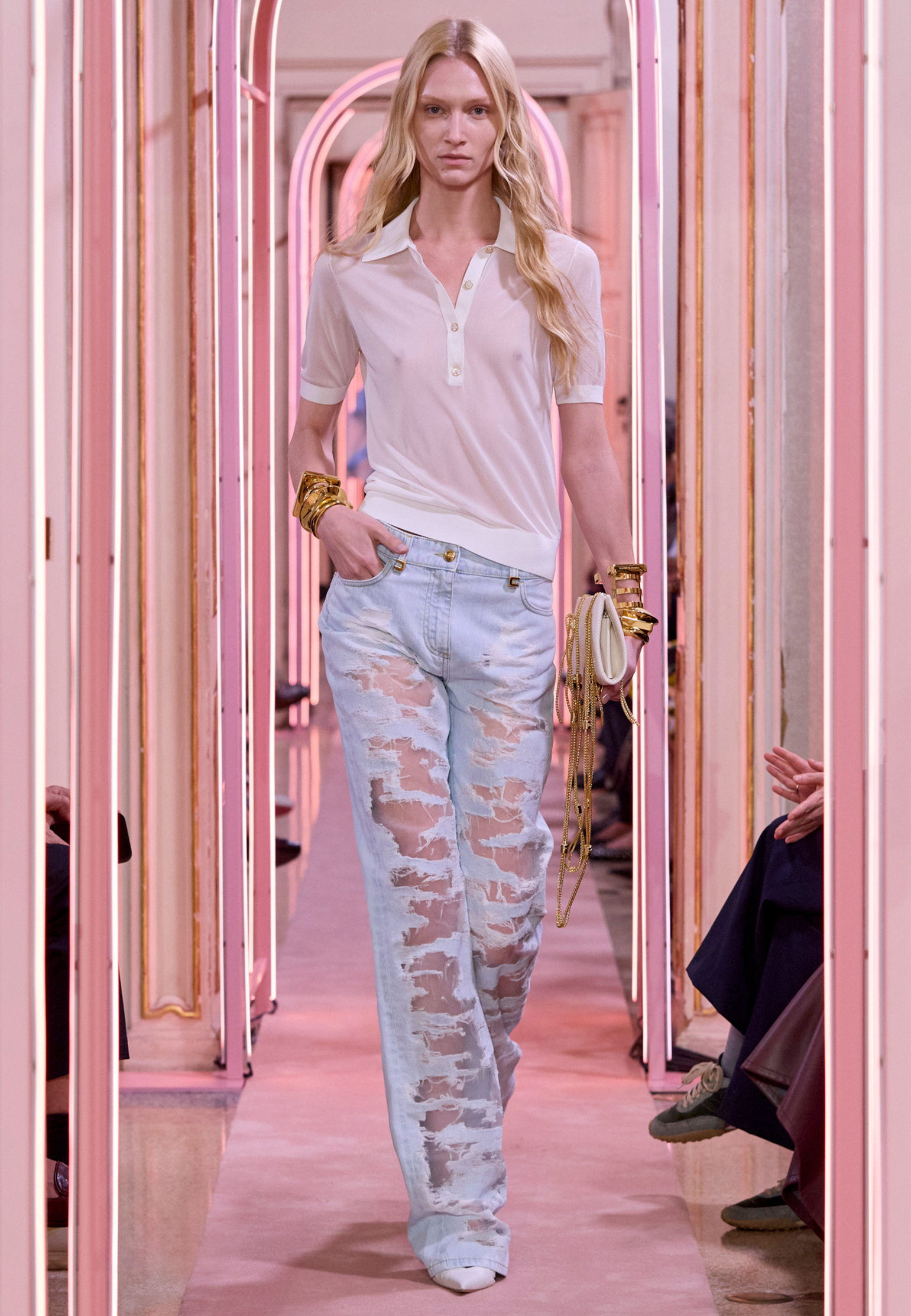 

Джемпер ELISABETTA FRANCHI, Белый, Белый