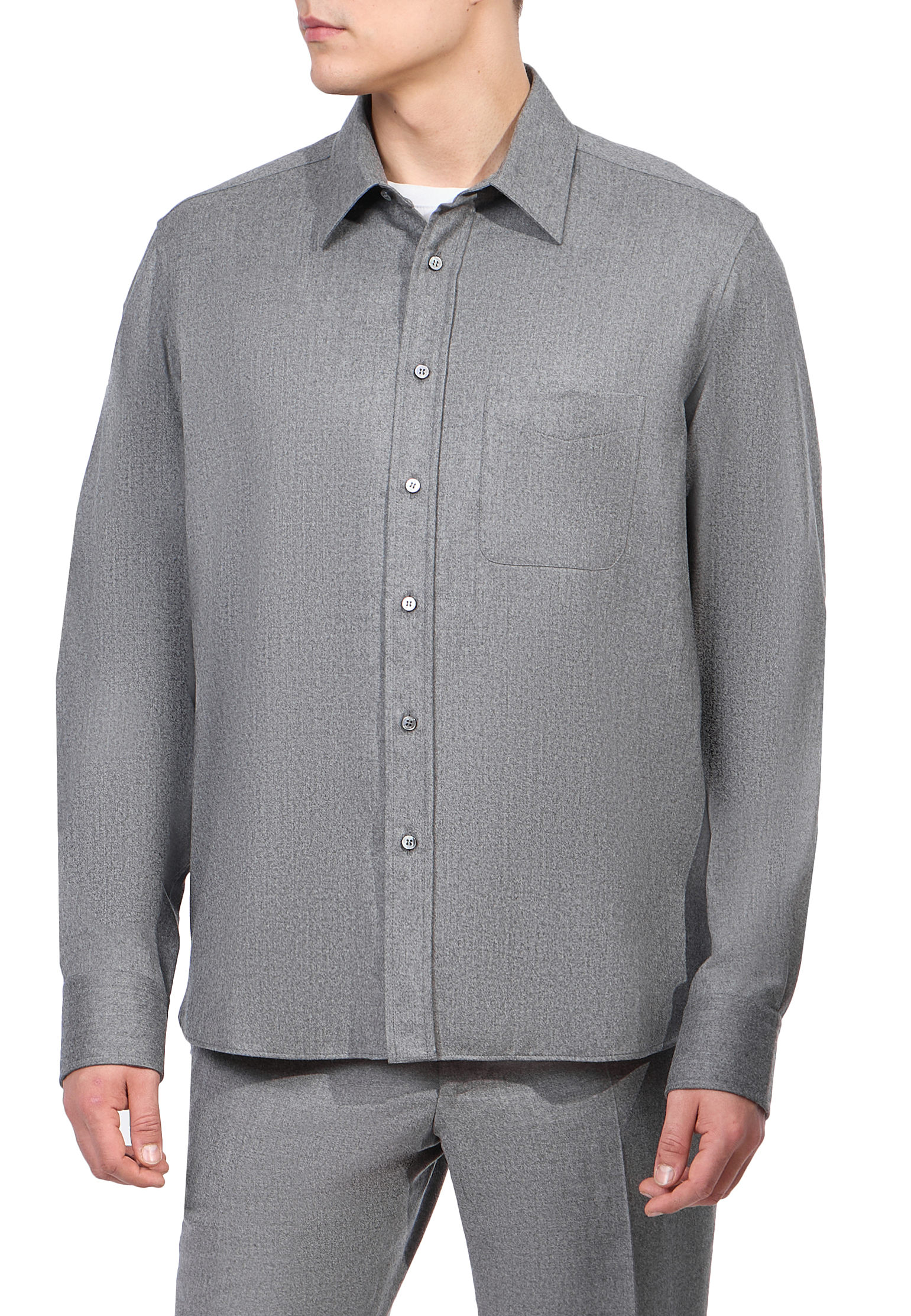 

Рубашка ZILLI, Серый, Серый