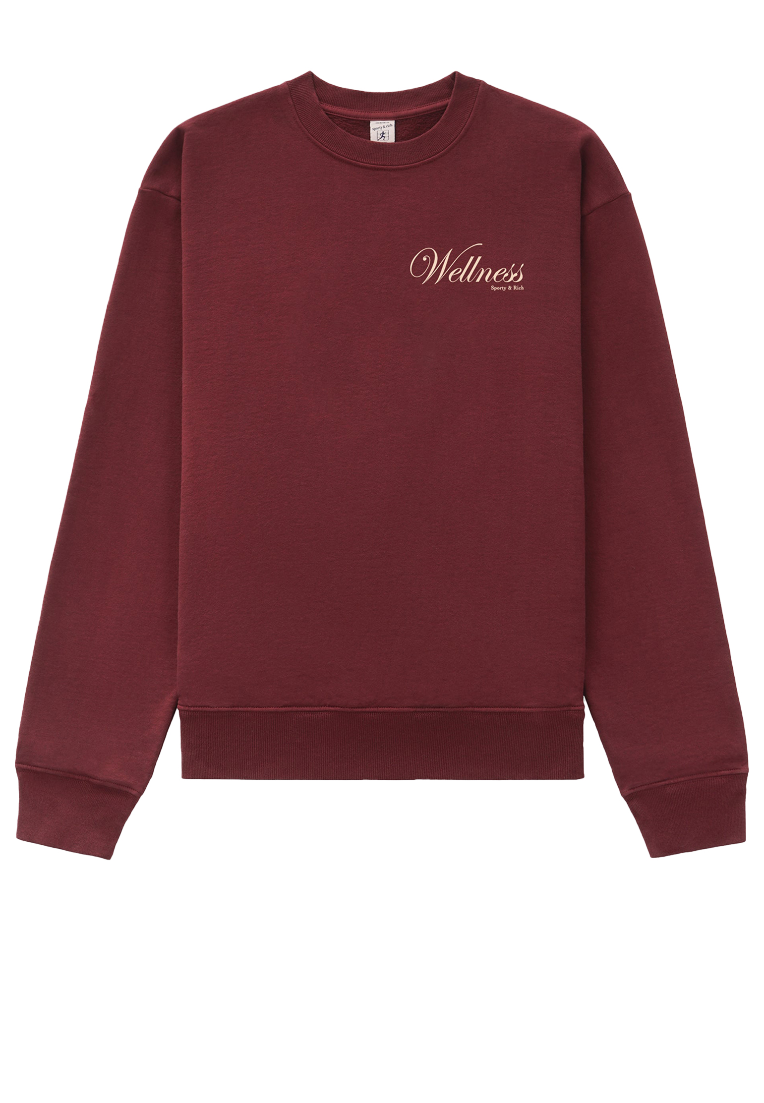 

Свитшот SPORTY&RICH, Бордовый, Бордовый