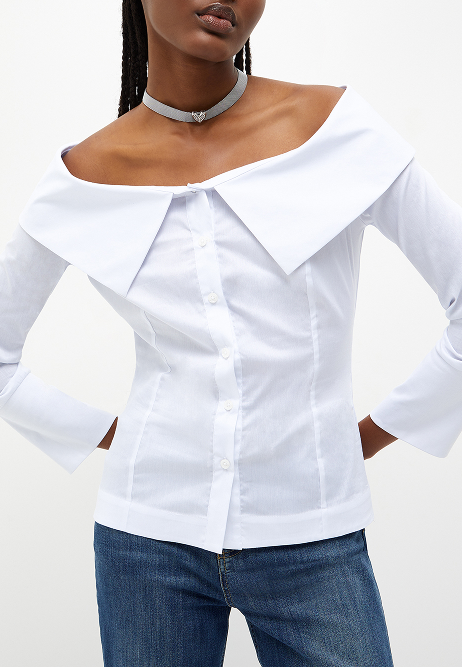 Рубашка LIU JO Белый, размер 42