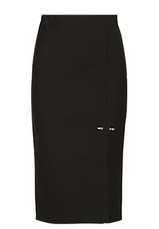 Черная юбка-карандаш с разрезом PATRIZIA PEPE