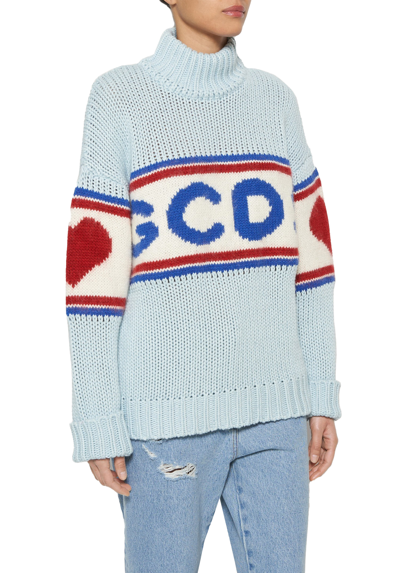 

Свитер GCDS, Голубой, Голубой