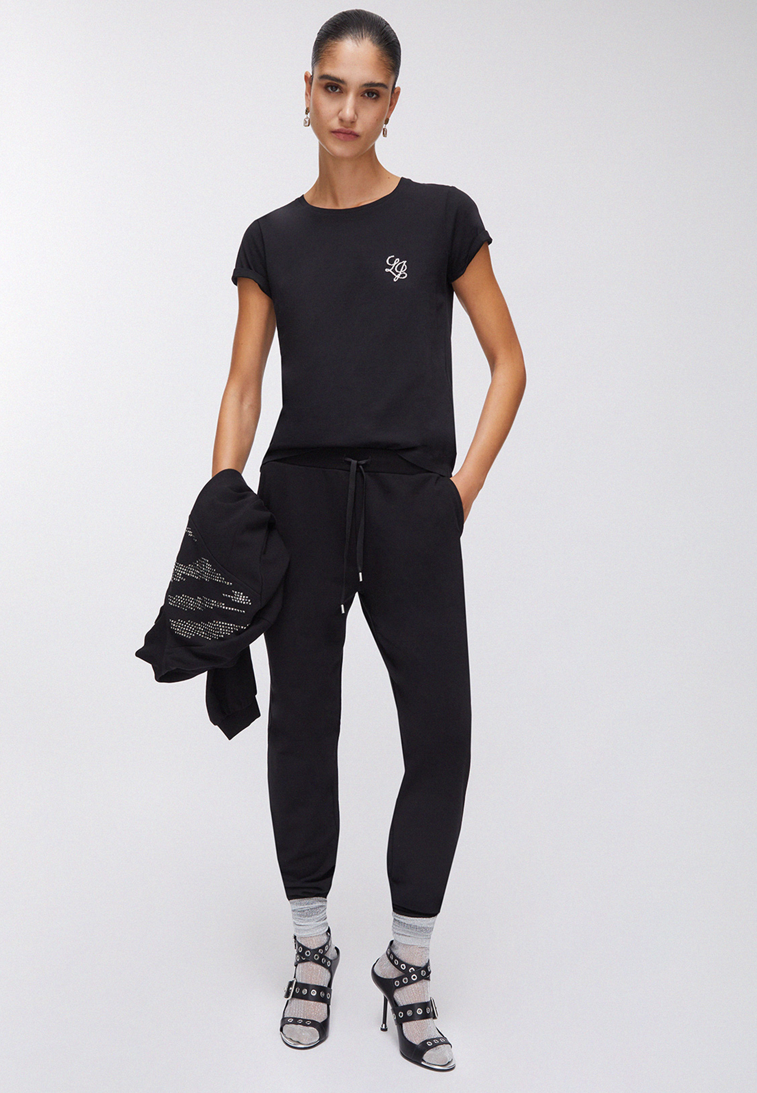 

Футболка LIU JO, Черный, Черный