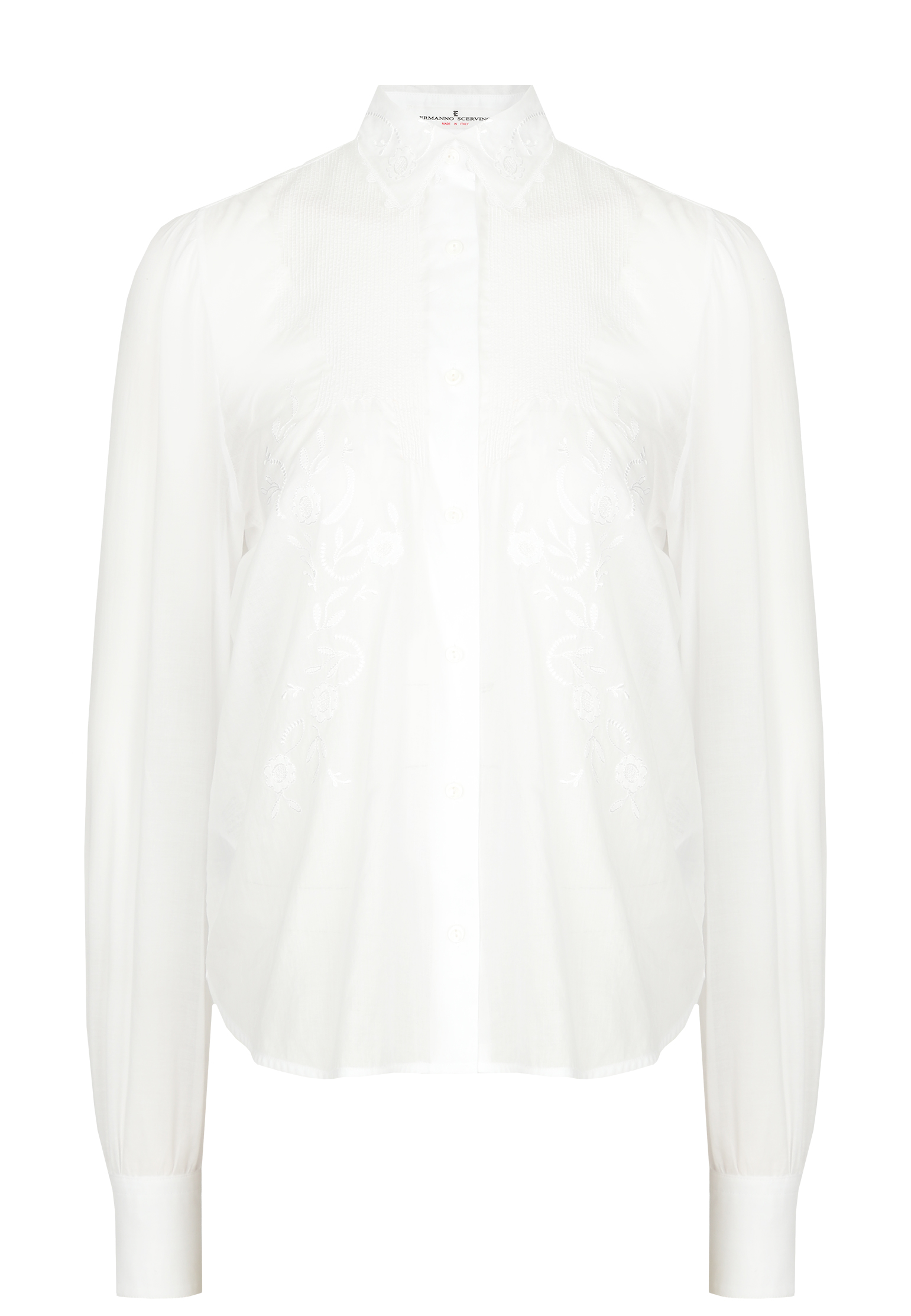 Блуза ERMANNO SCERVINO Белый, размер 44