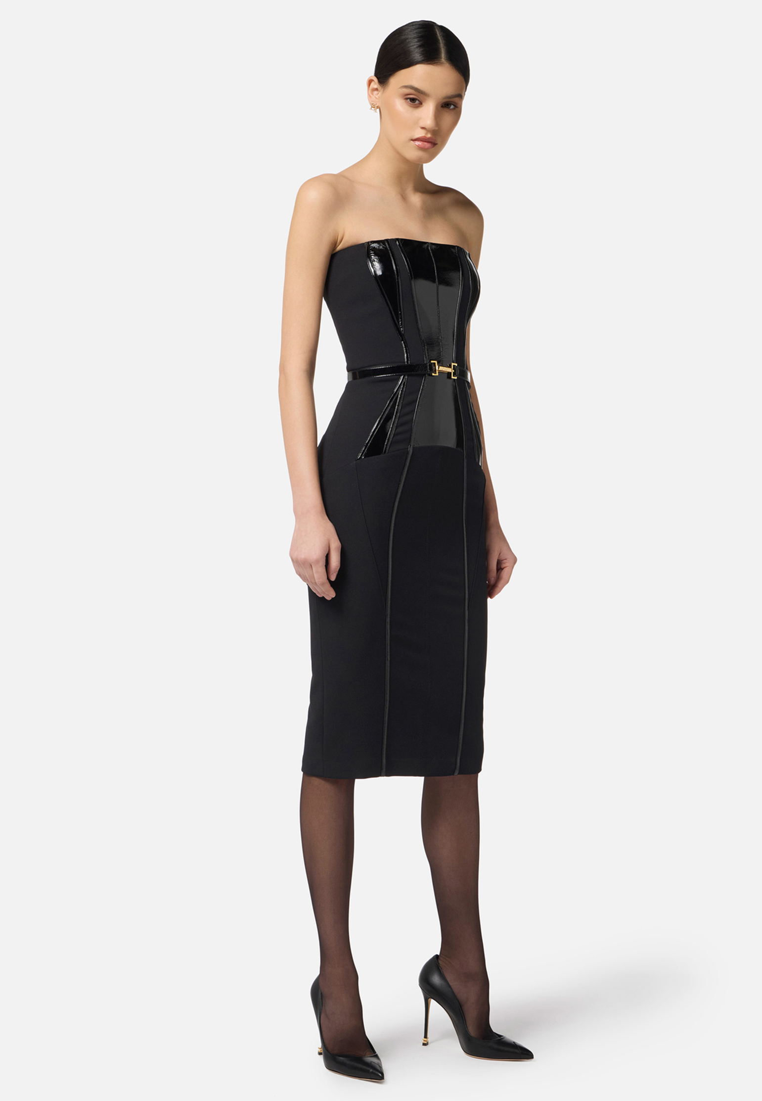 

Платье ELISABETTA FRANCHI, Черный, Черный