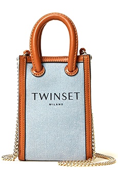 Мини-сумка из парусины  TWINSET Milano