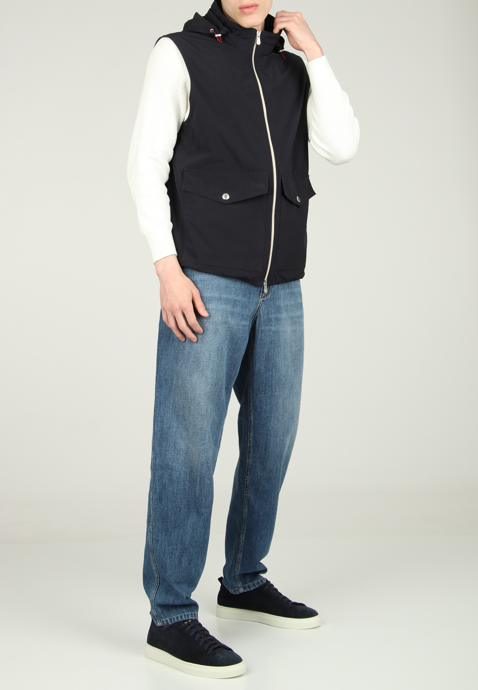 

Жилет BRUNELLO CUCINELLI, Синий, Синий