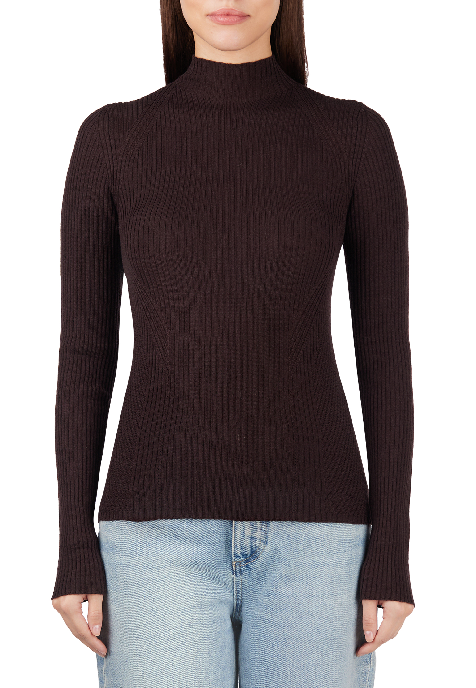 

Водолазка TWINSET Milano, Коричневый, Коричневый