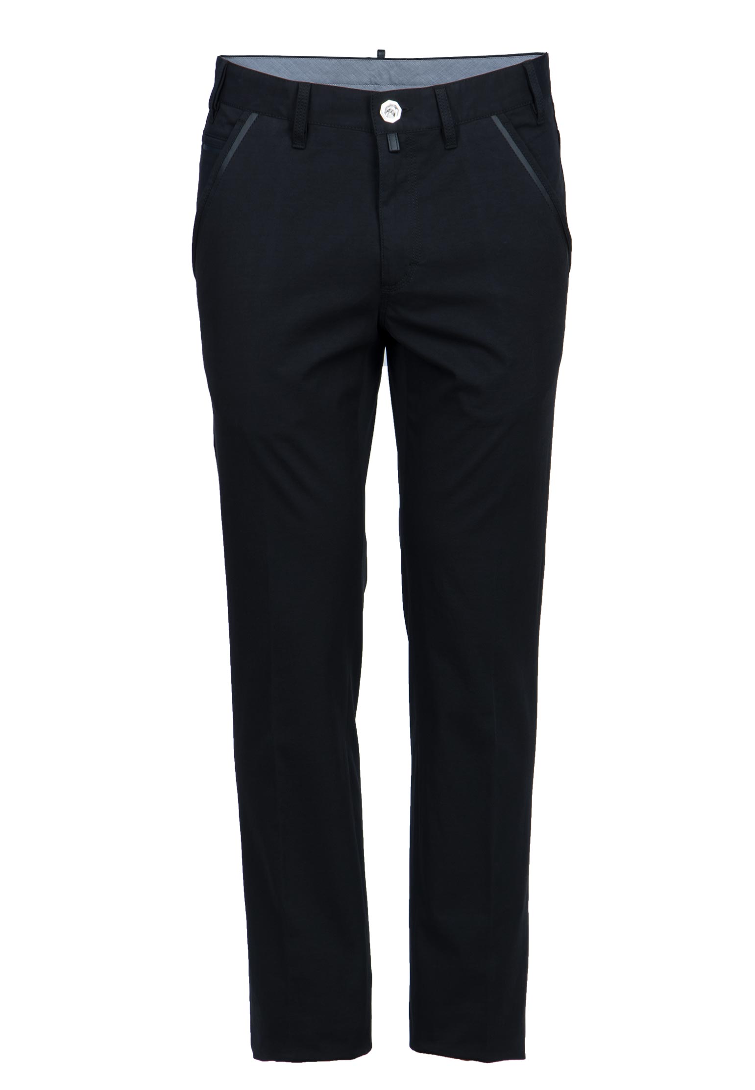 Хлопковые брюки STEFANO RICCI Черный, размер 48