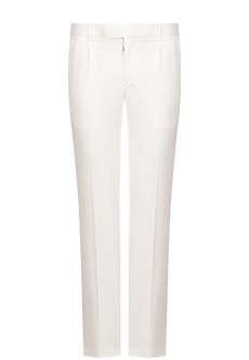 Белые брюки со стрелками STEFANO RICCI