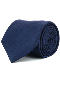 Синий галстук с геометрическим принтом BRIONI