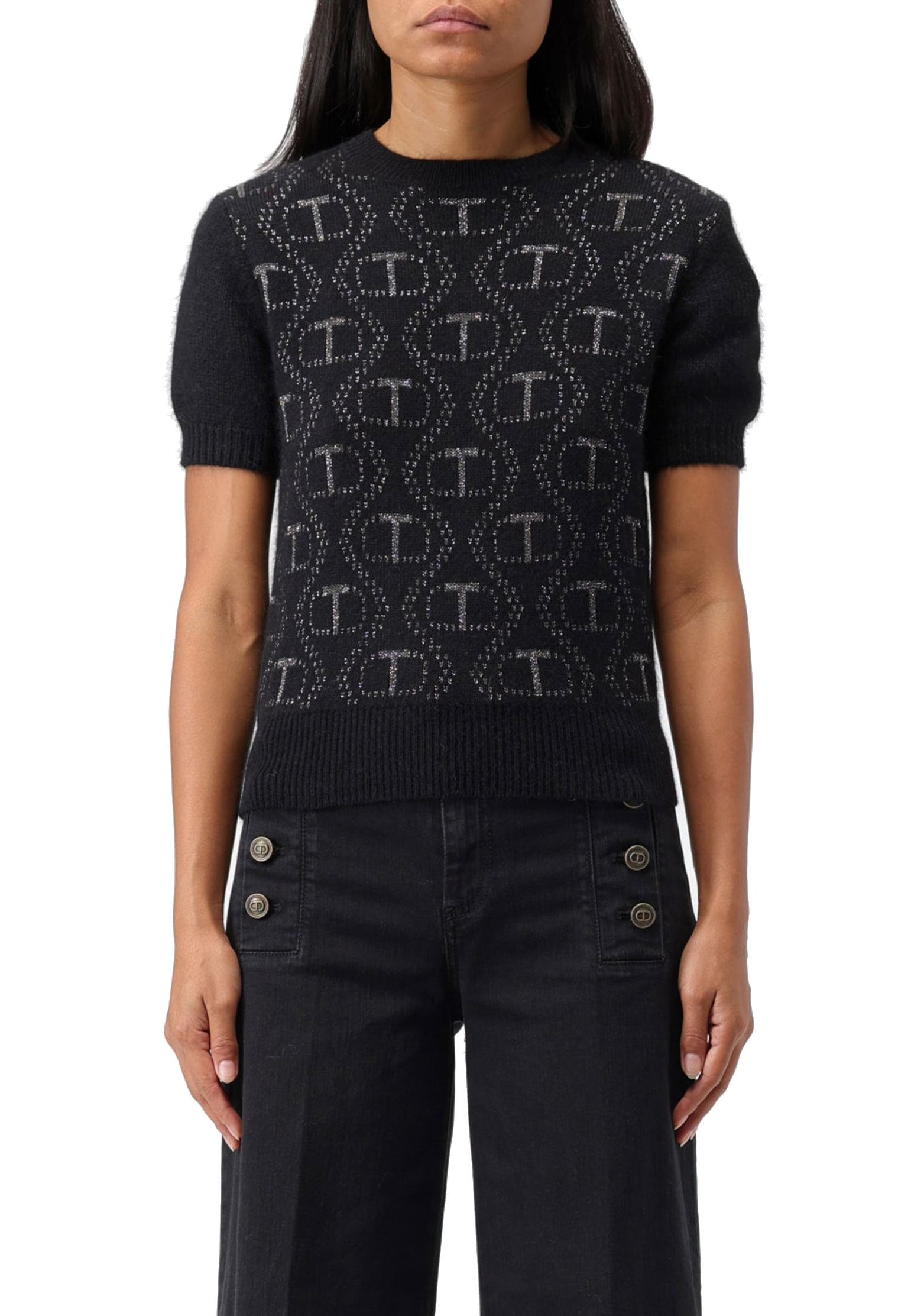 

Джемпер TWINSET Milano, Черный, Черный