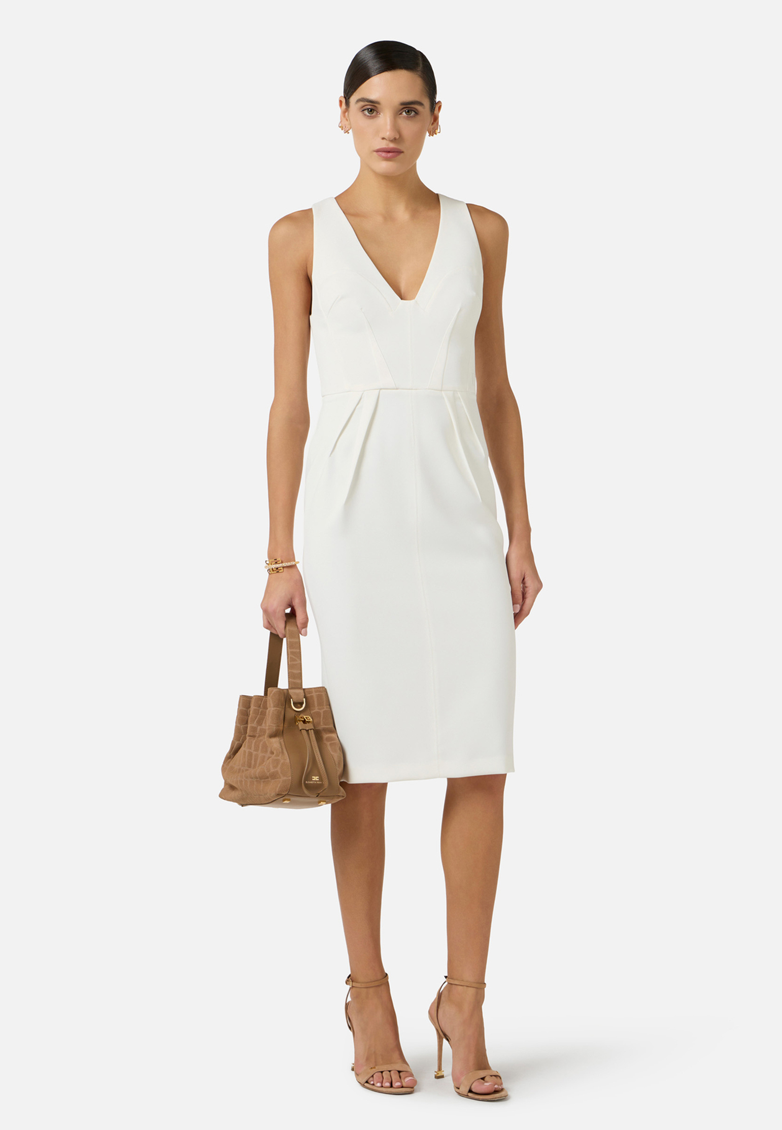 

Платье ELISABETTA FRANCHI, Белый, Белый