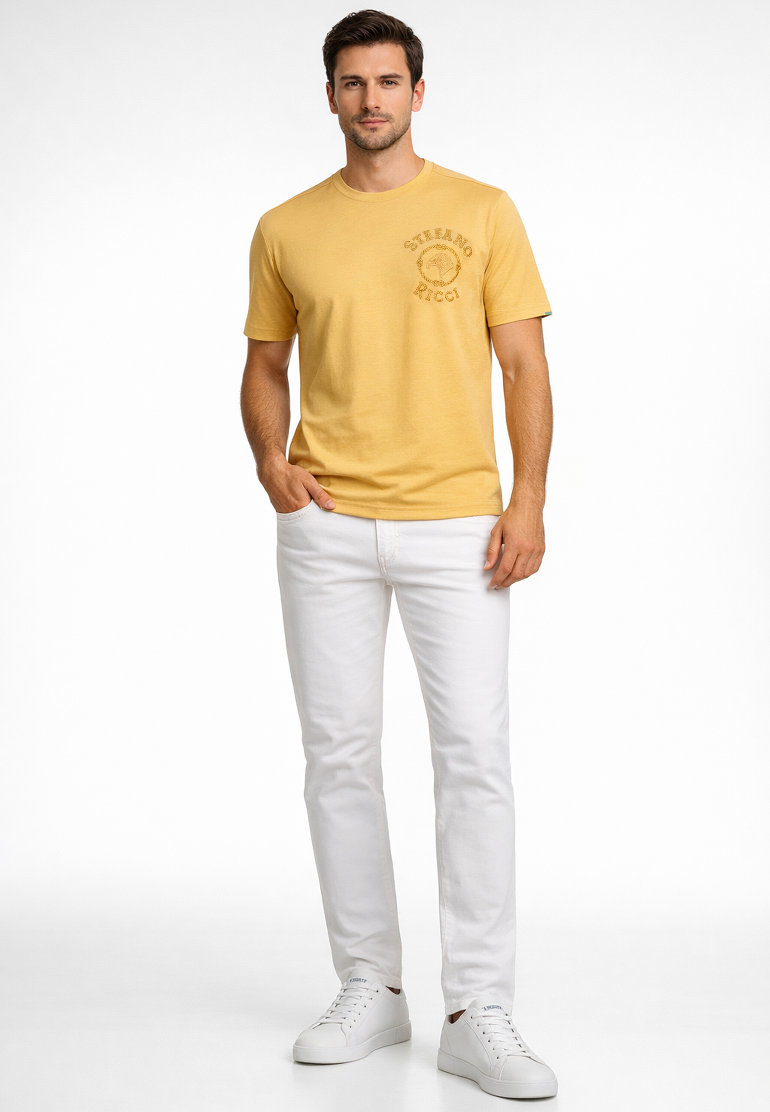 

Футболка STEFANO RICCI, Желтый, Желтый