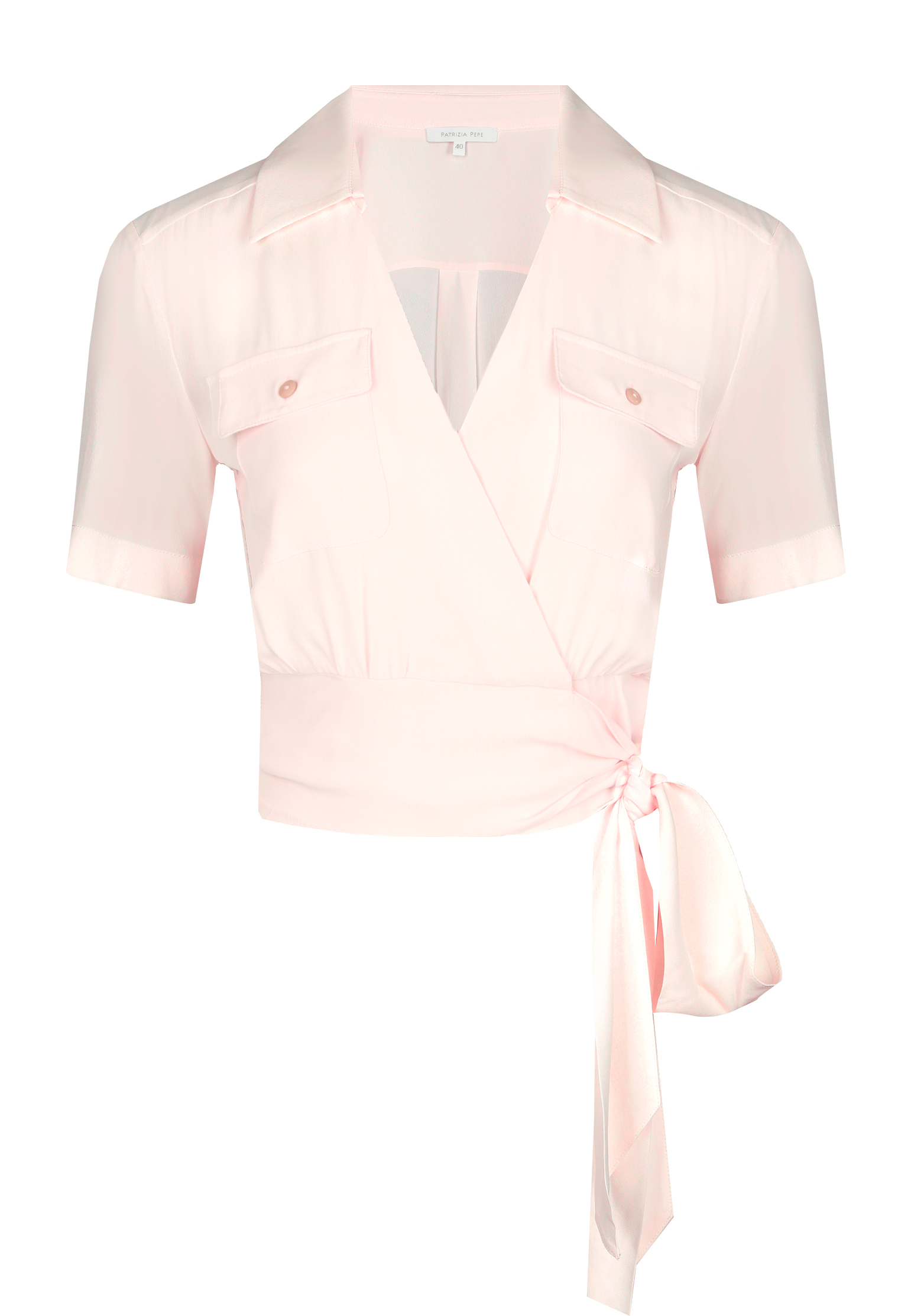 Блуза PATRIZIA PEPE Розовый, размер 38