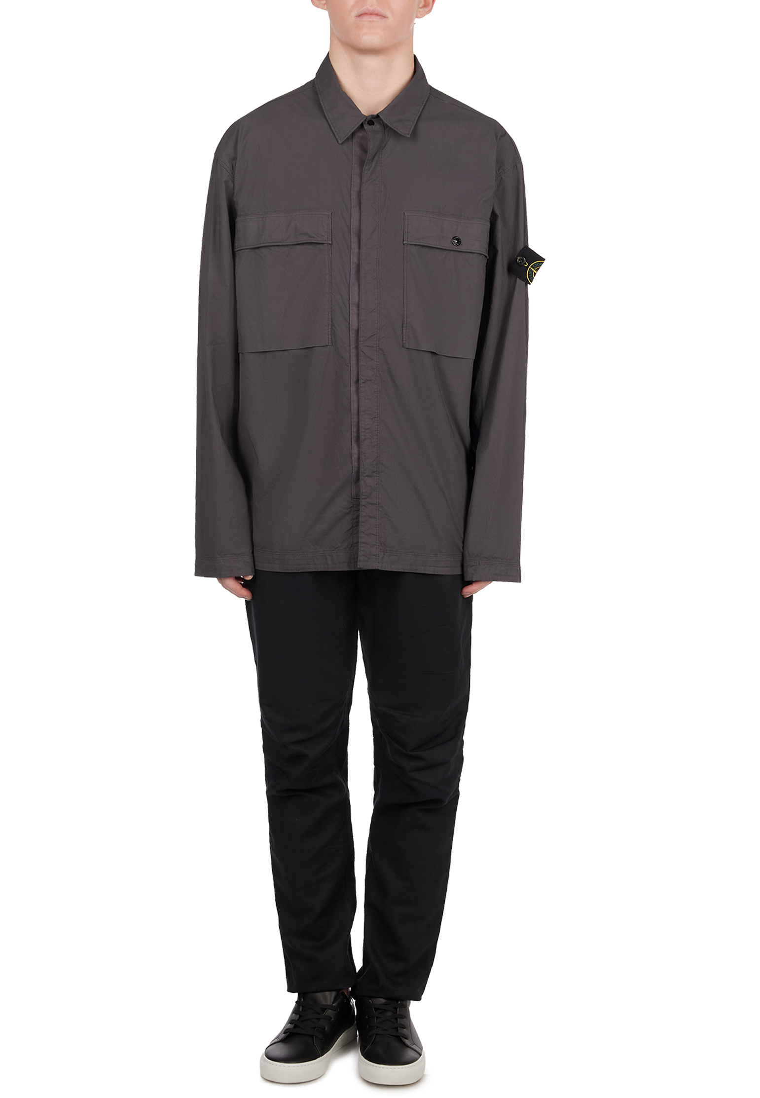 

Рубашка STONE ISLAND, Серый, Серый