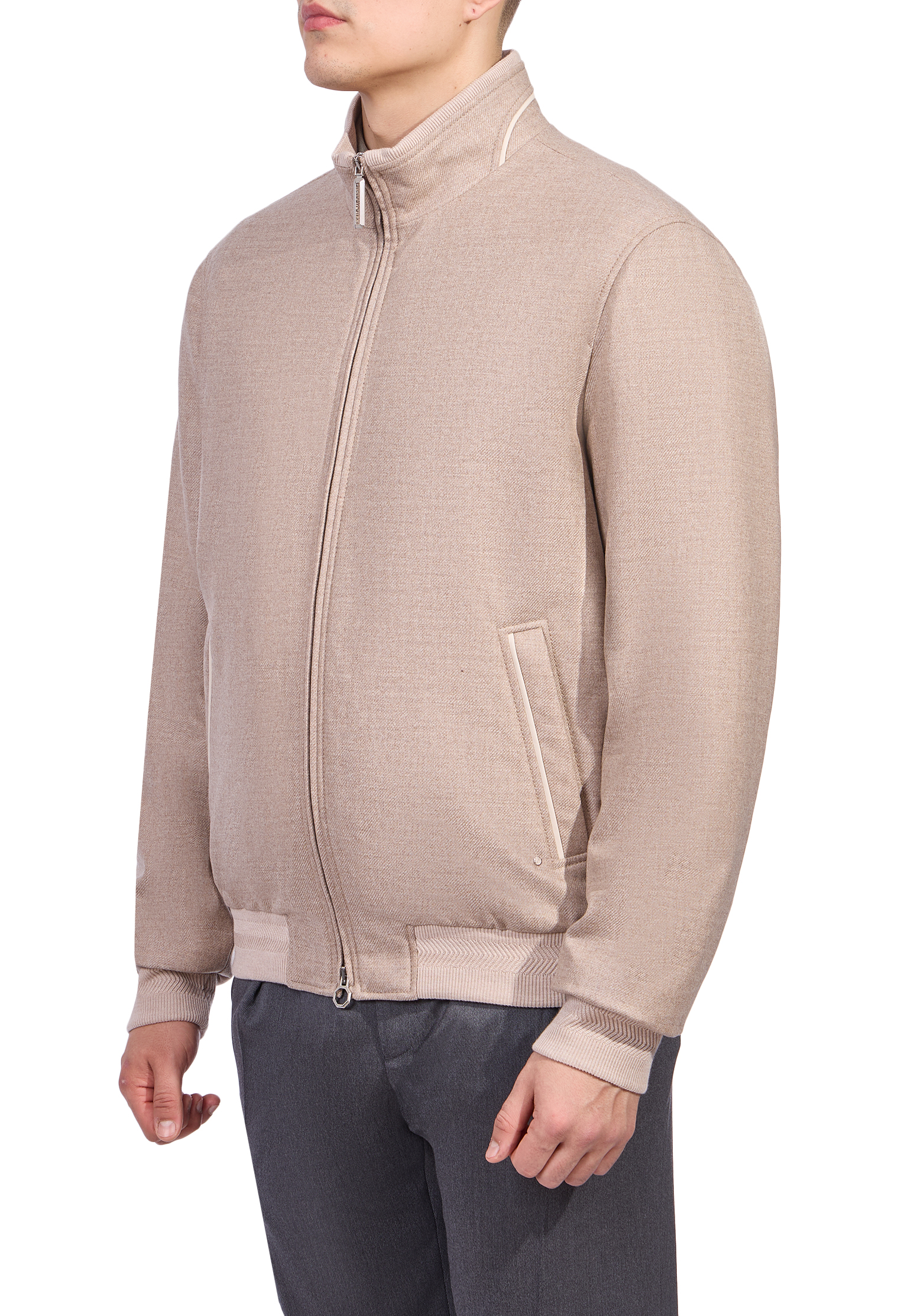 

Бомбер STEFANO RICCI, Бежевый, Бежевый