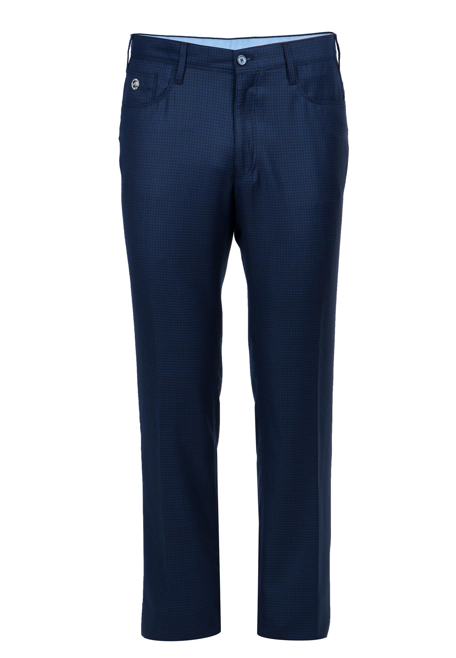 Шерстяные брюки STEFANO RICCI Синий, размер 48