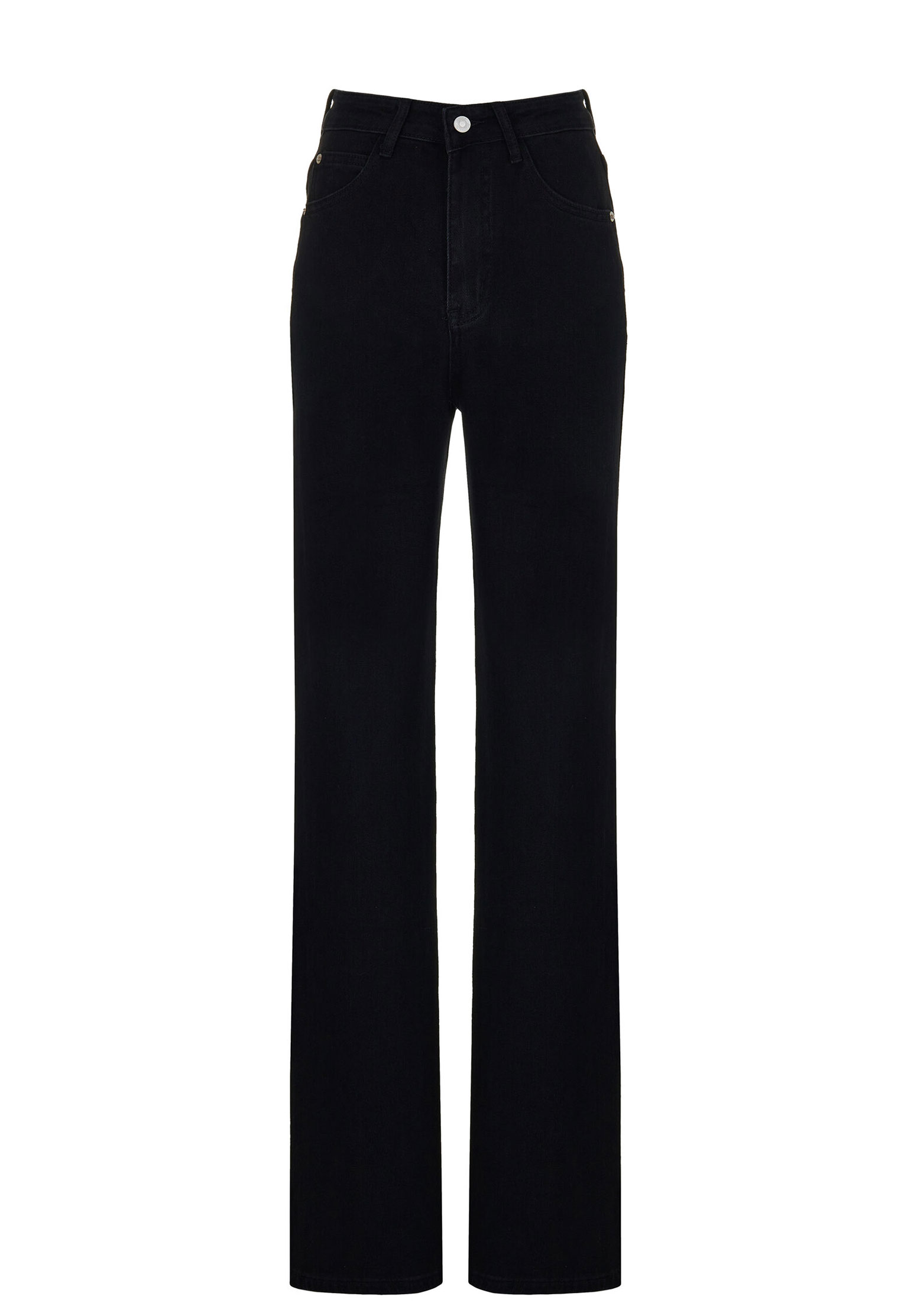 Прямые черные джинсы THE REAL BASE 12500₽